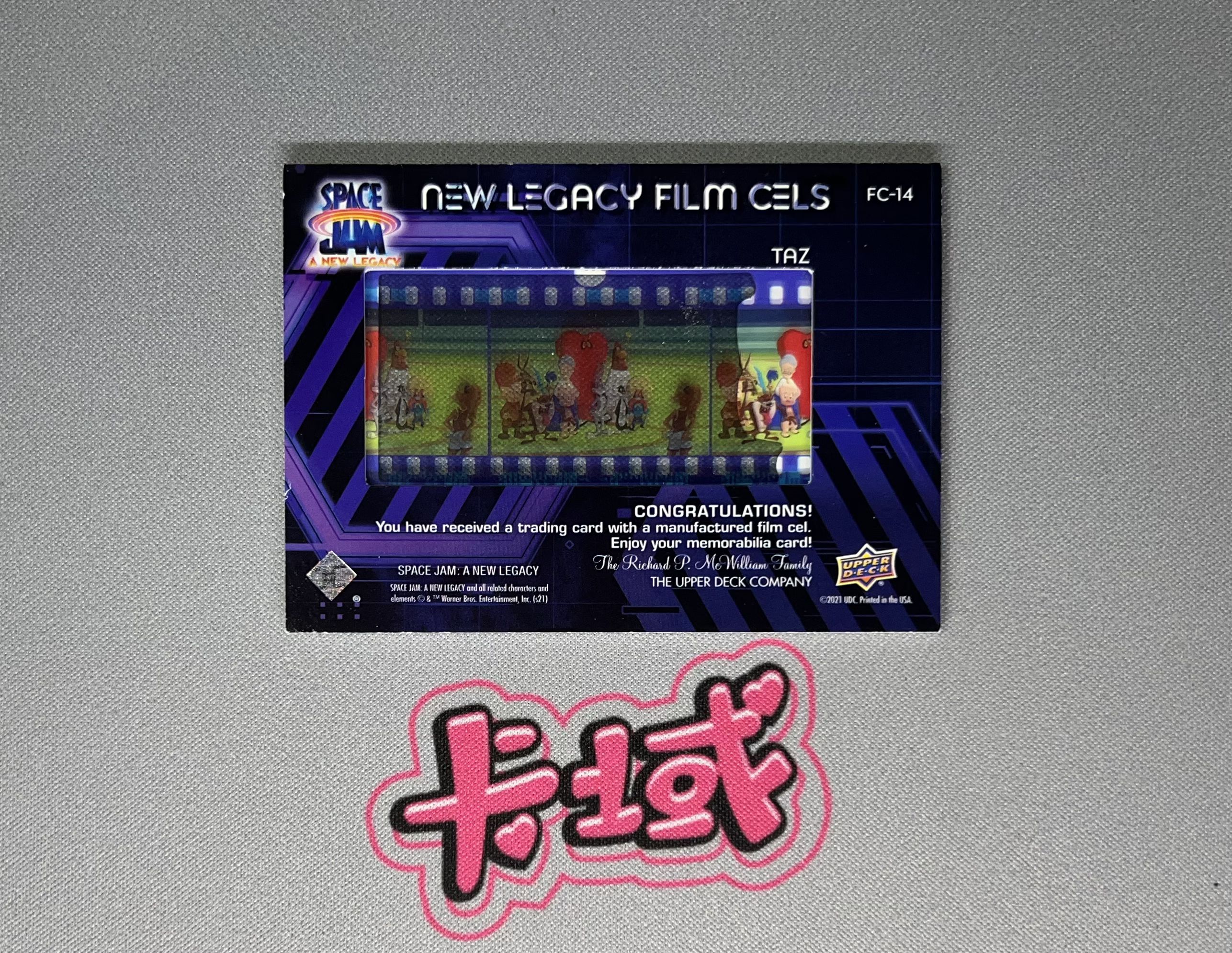 2021 Upper Deck Space Jam Taz 【卡域代卖】空中大灌篮 New Legacy Film Cels 胶片卡 实卡美 华纳知名IP 大嘴怪 微瑕如图(阿里)
