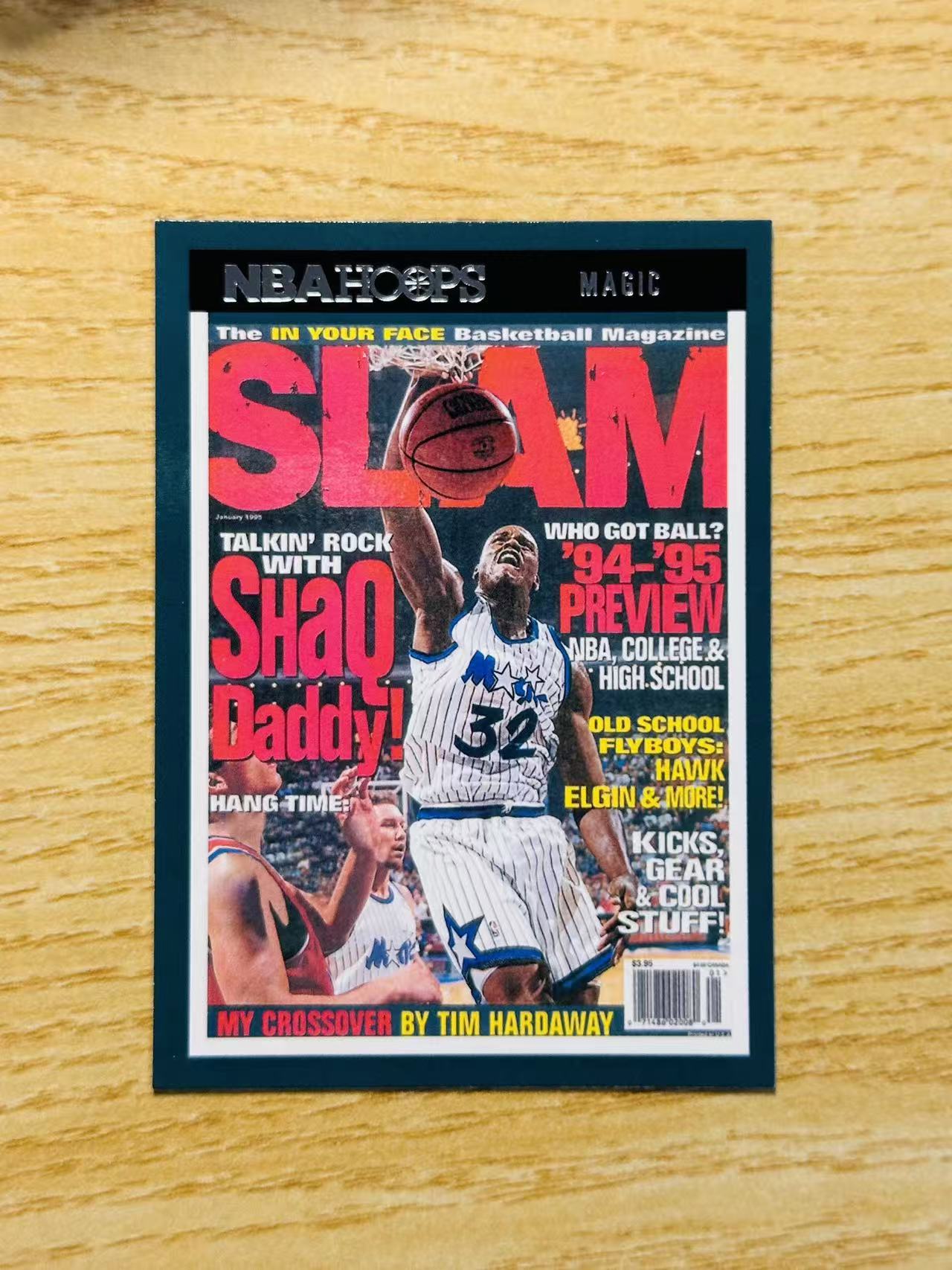 2021-22 Panini NBA Hoops Shaquille O'Neal 嘿嘿代卖 沙奎尔 奥尼尔 大鲨鱼 杂志 特卡 魔术 收藏必备