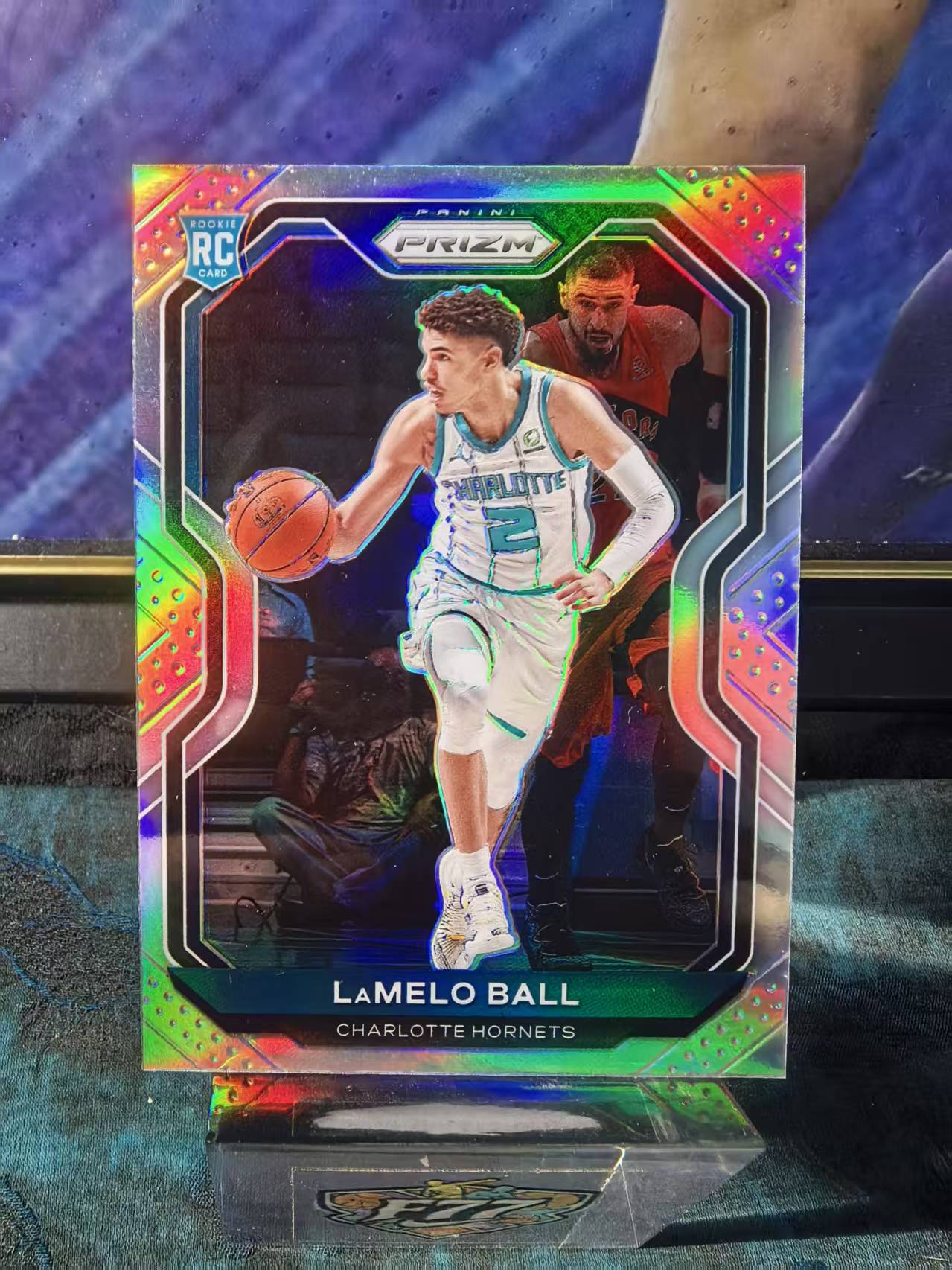 2020-21 Panini Prizm LaMelo Ball Pz 黄蜂 新秀RC 拉梅洛 鲍尔 三球 银折 正银折 base 值得珍藏 凑套 微瑕 收藏必备 狗夏