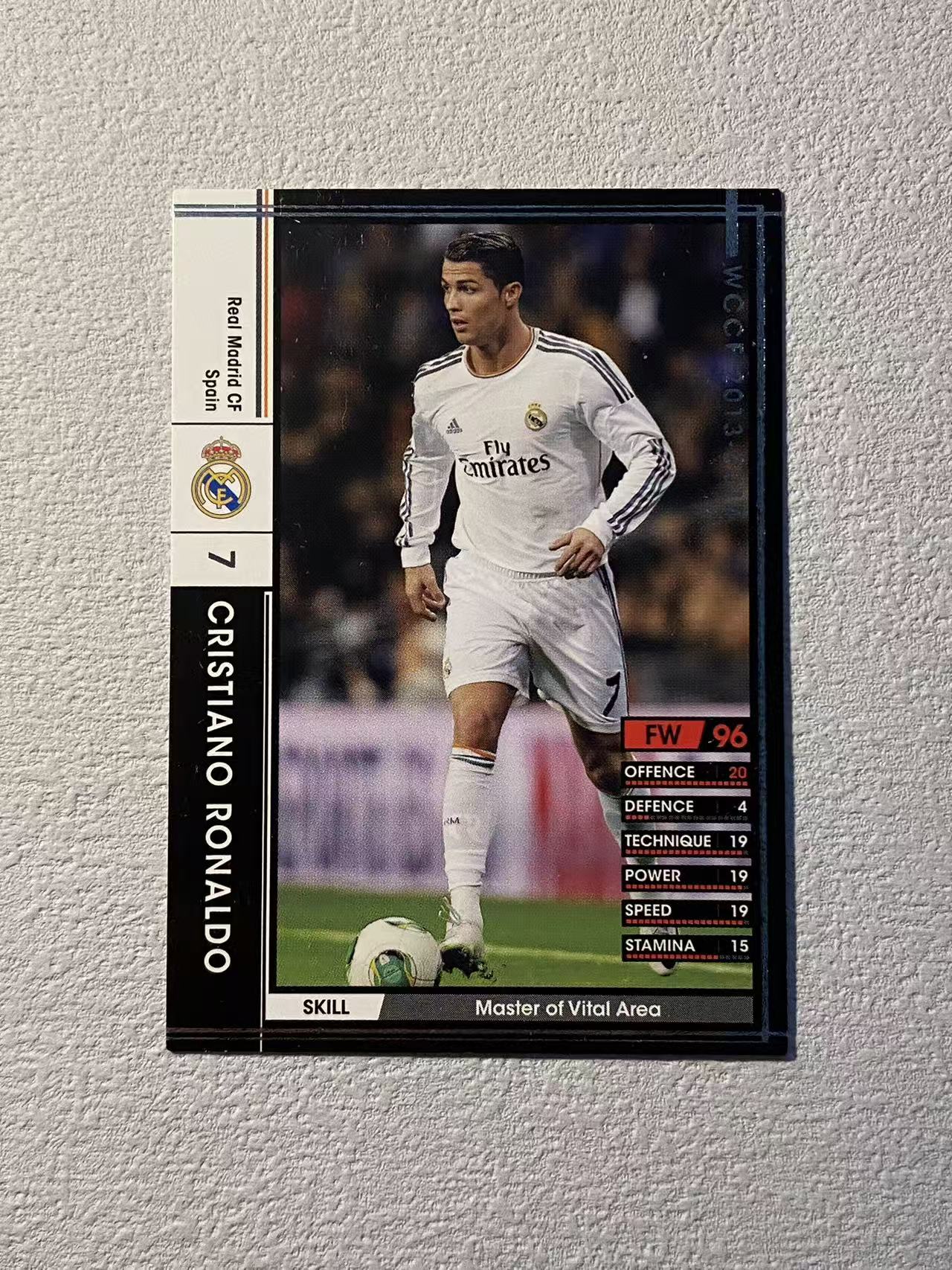 2013-14 Panini wccf Cristiano Ronaldo 皇马 c罗 金边罗 经典老卡 稀有 专收必备
