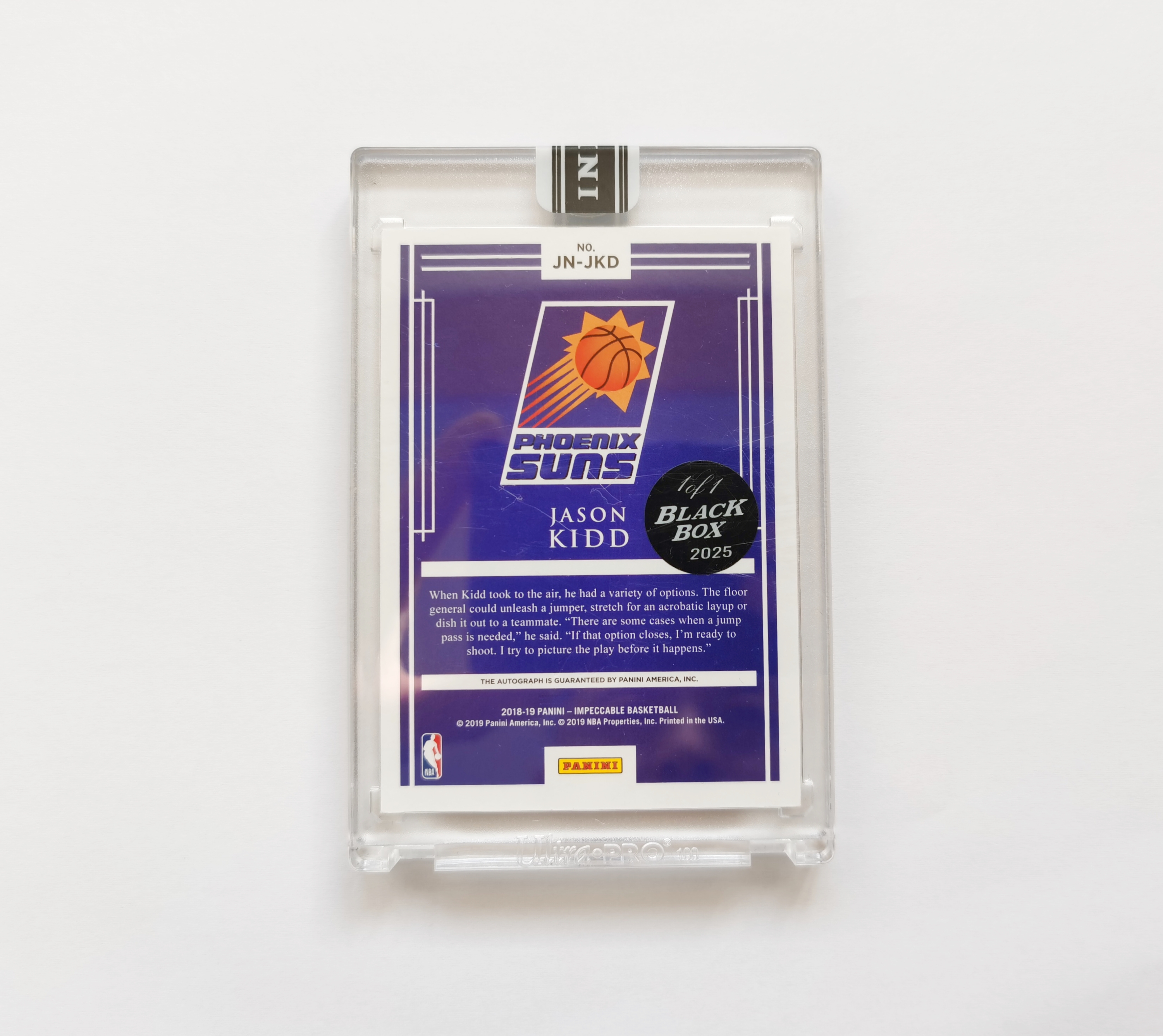 里脊拍卖 2018-19 小真金 基德 1/1 one of one 卡签 黑盒 数据签 32背号 签字 世界仅此一张孤品 原封砖 太阳 独行侠 雄鹿 小牛 卡品如图 超级经典 收藏佳品