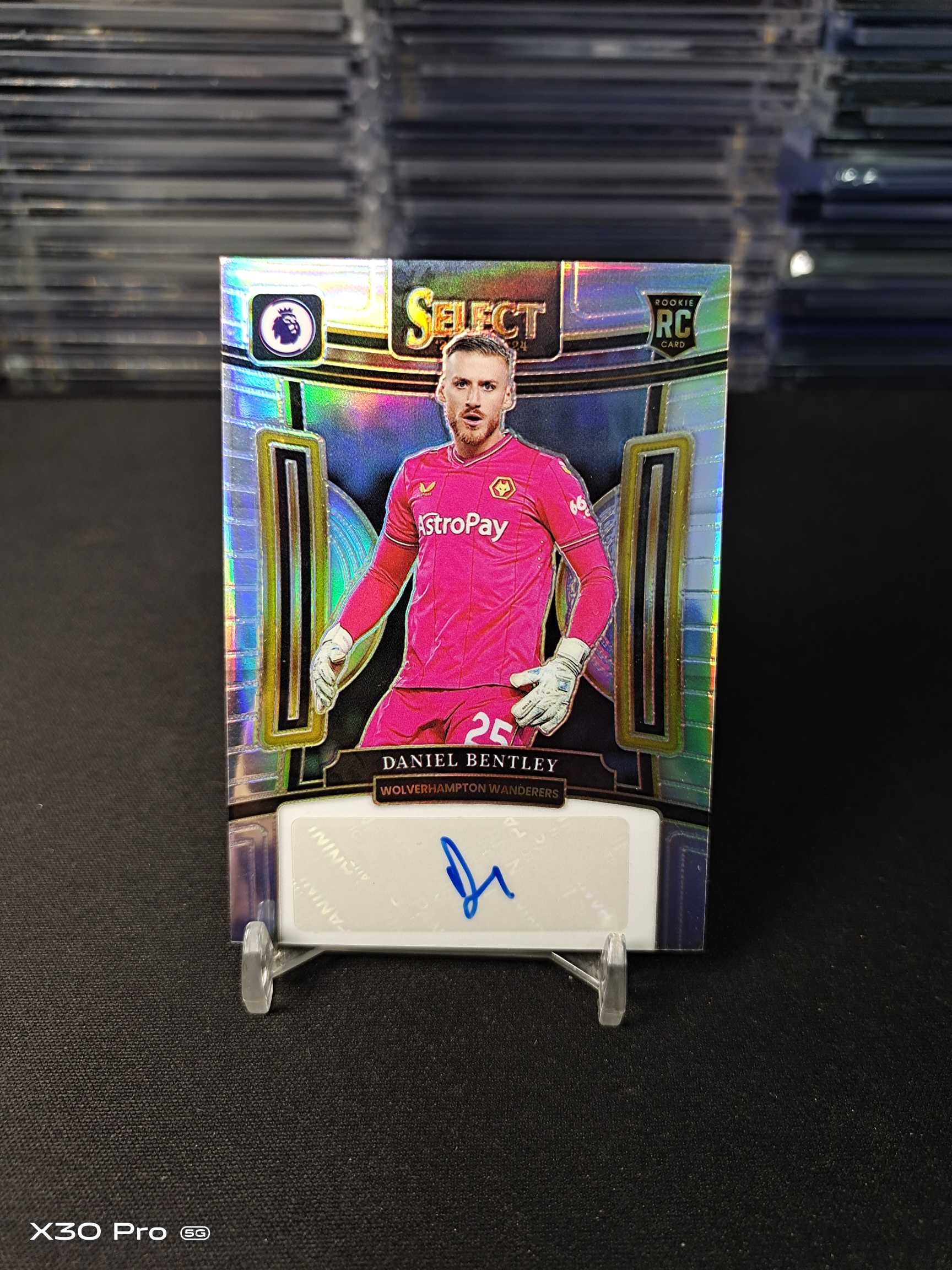 【小加速拍】本特利 新秀签字 RC 折射 Sign Panini Select 英超 狼队 Daniel Bentley