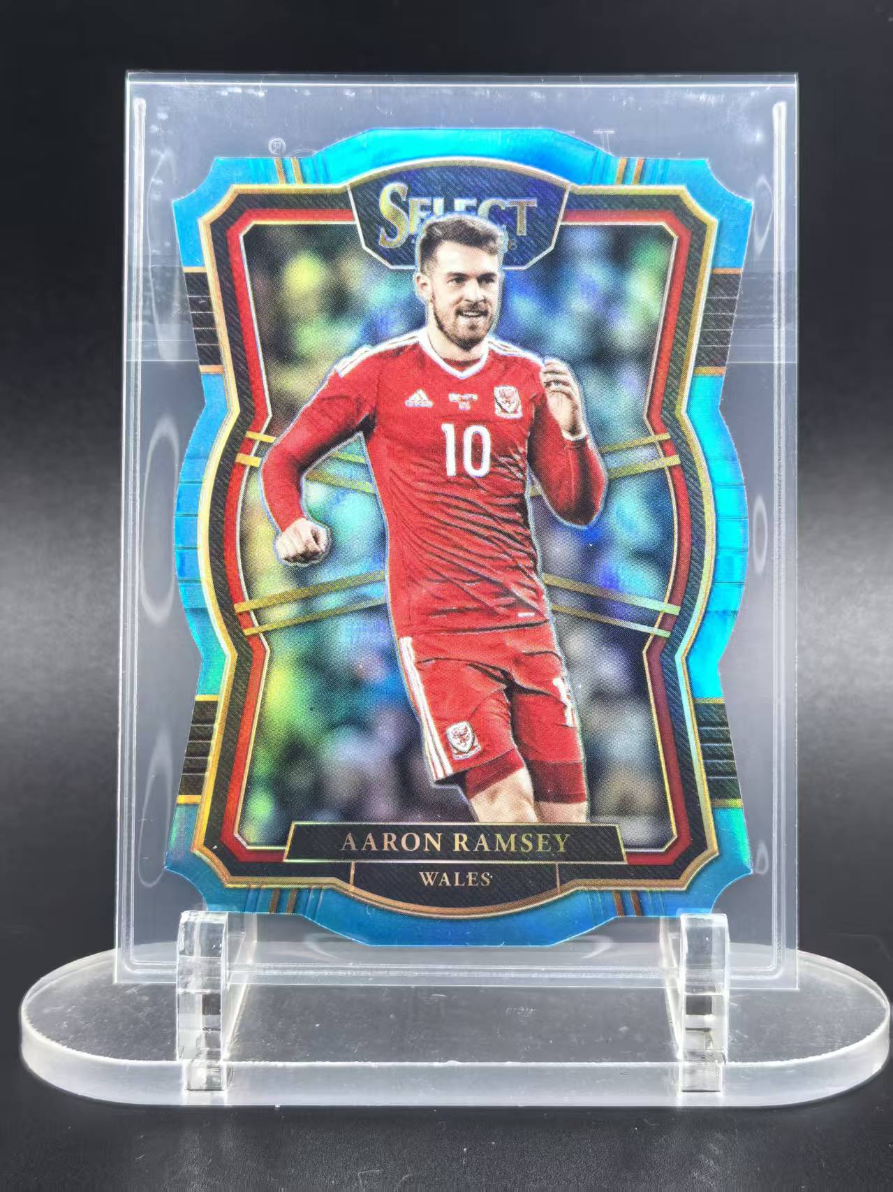 2017-18 Panini Select Aaron Ramsey #187 拉姆塞 威尔士 蓝折异型 141/249编