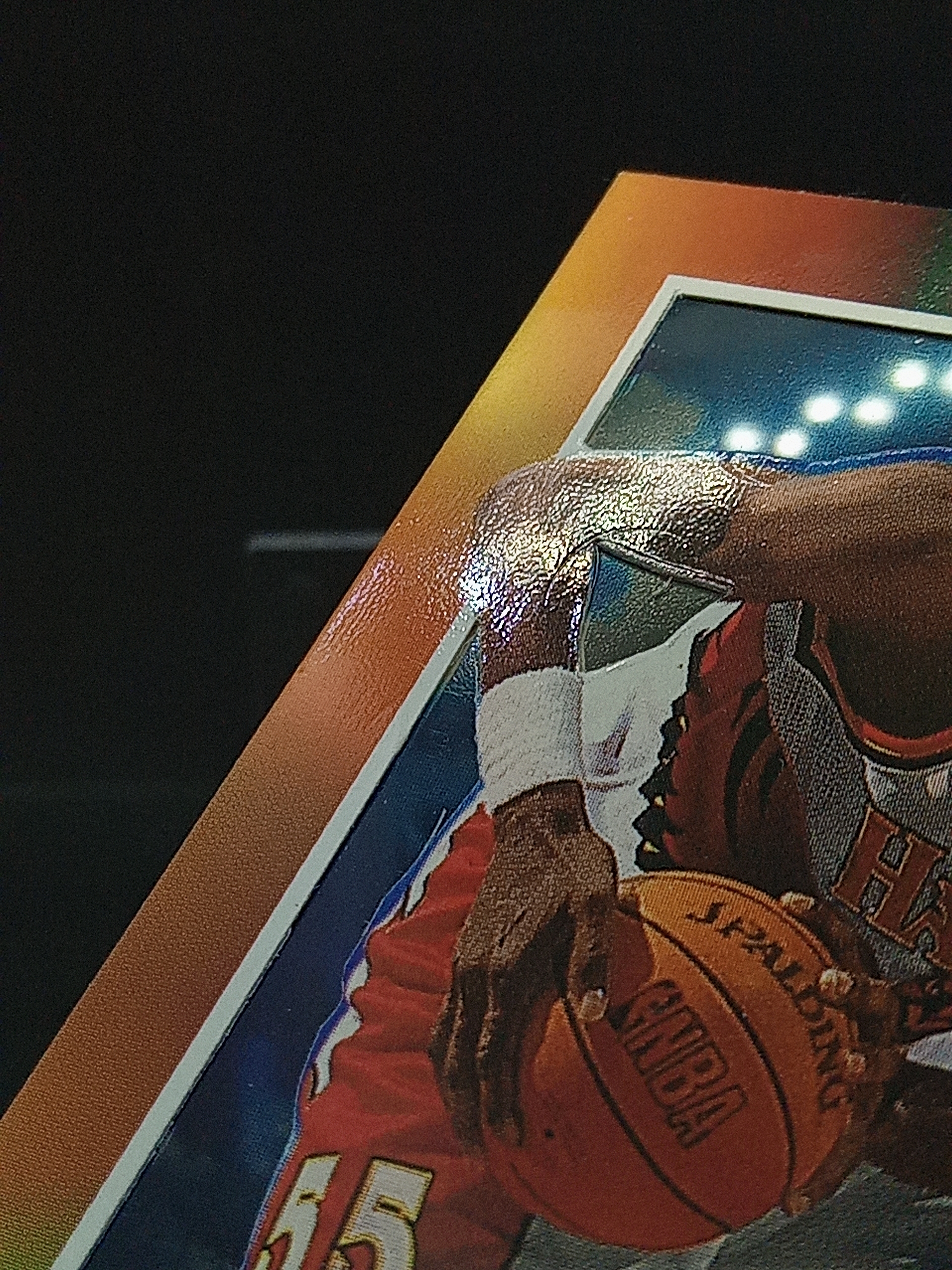 【DC拍卖】9.29小科比(微瑕)`1996-97 Skybox E-X2000 #2 Dikembe Mutombo 迪肯贝穆托姆博 亚特兰大老鹰 橙金渐变胶片折射老球星卡`