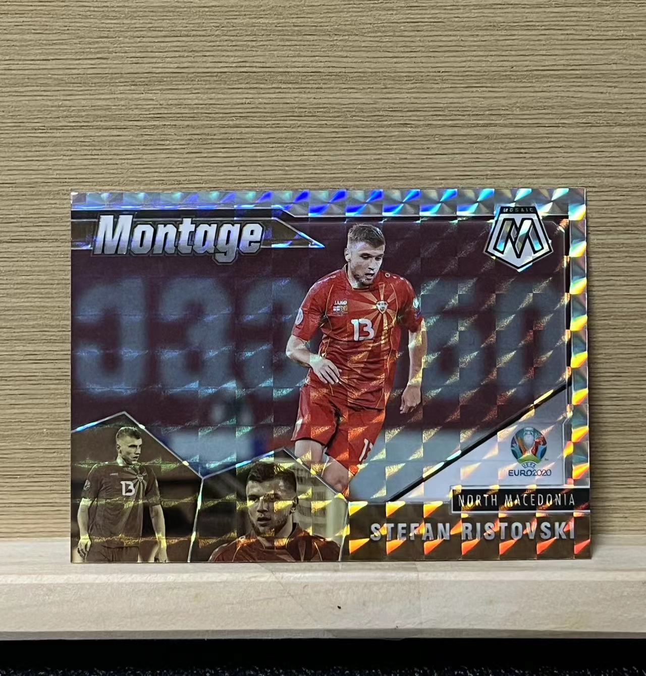 2021 Panini Mosaic Euro Stefan Ristovski 利斯托夫斯基 特卡 北马其顿 欧洲杯马赛克 银折 卡品如图  凑卡收藏必备 A12