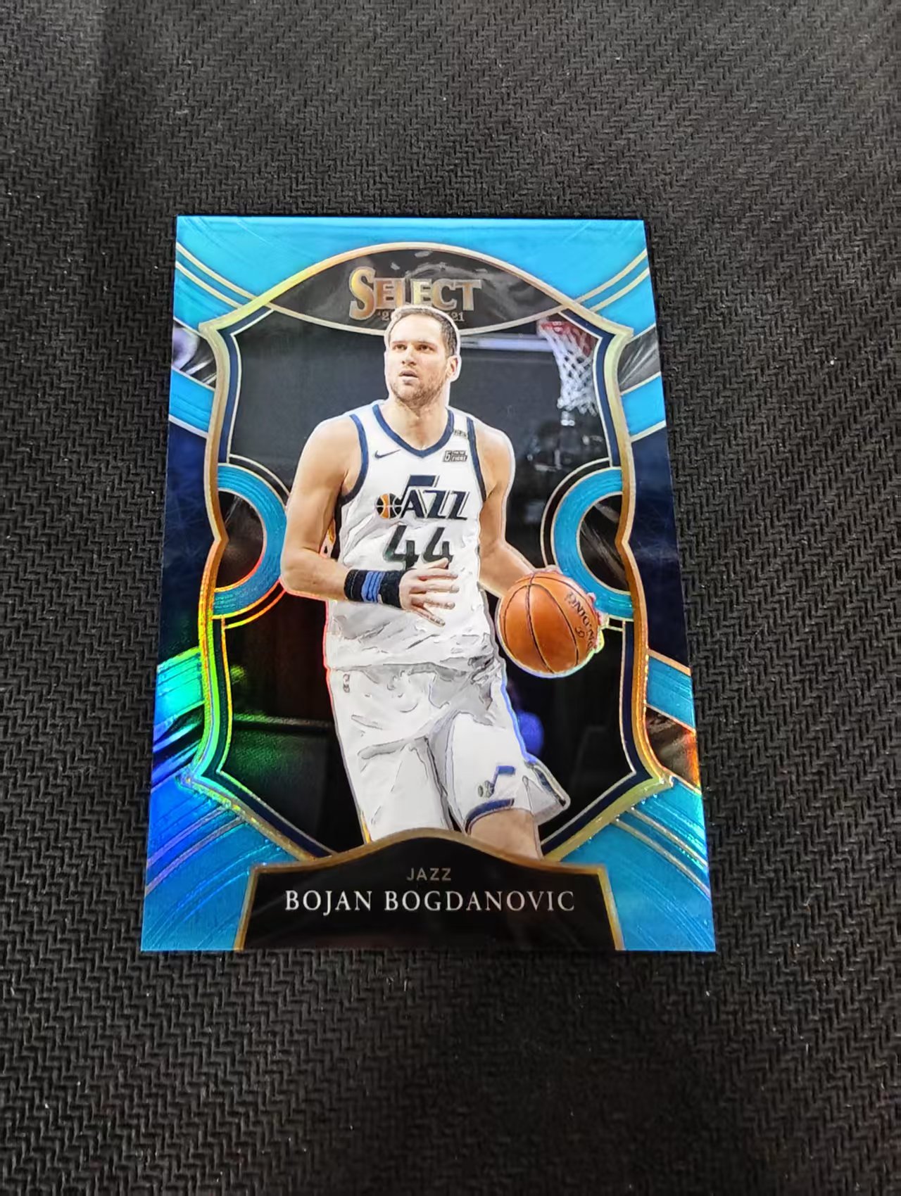 【汽水拍卖】2020-21 Panini Select Bojan Bogdanovic 博扬 博格达诺维奇 爵士 蓝折 299编 瑕疵如图