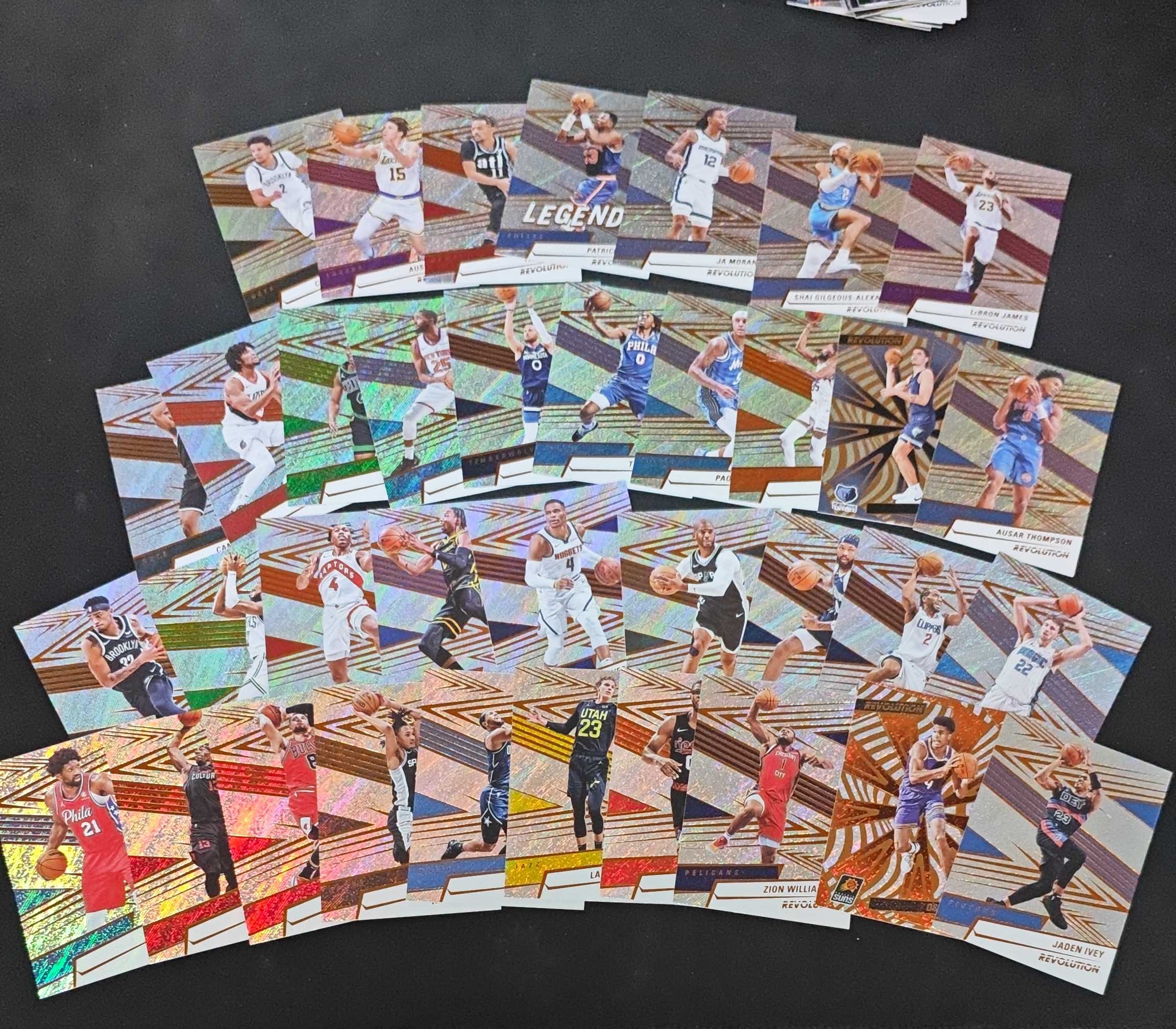 2024-25 Panini Revolution LeBron James 【SC拍卖】革命 詹姆斯 SGA 莫兰特 班切罗 特雷杨 折射 lot 收藏必备(KBMO)