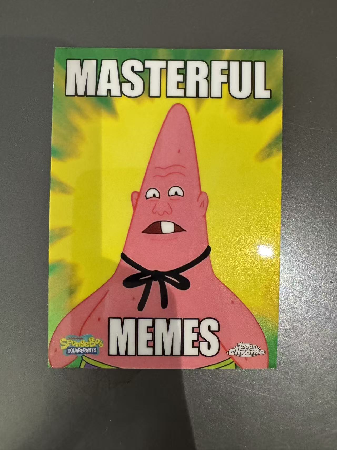 2025 Topps Chrome SpongeBob 25th 海绵宝宝 25周年 Masterful Memes 比例特卡 MM-8 选图精美 卡品如图 收藏凑套