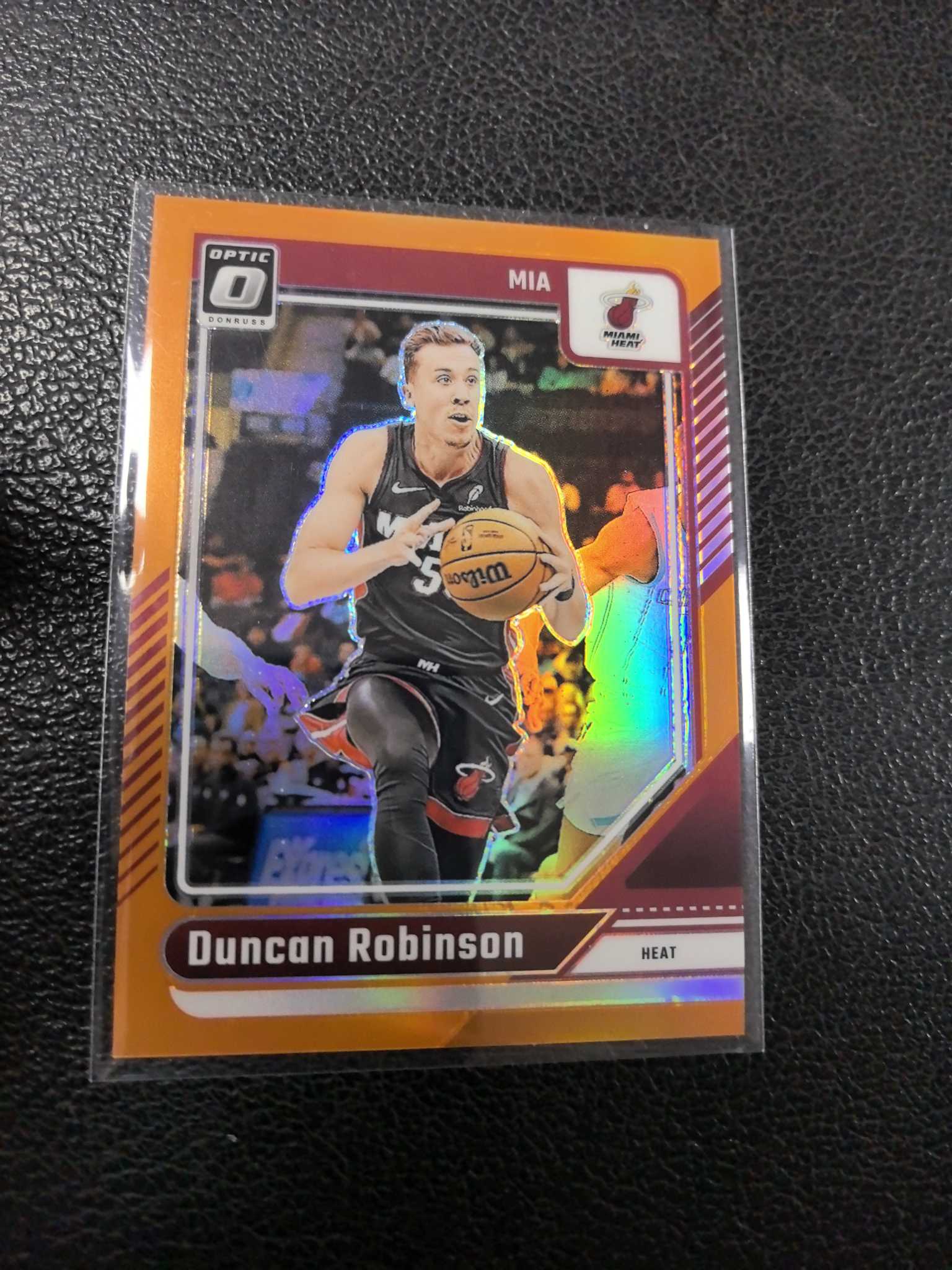 2024-25 邓肯 罗宾逊 175编 橙折 热火 折射 op 12-2