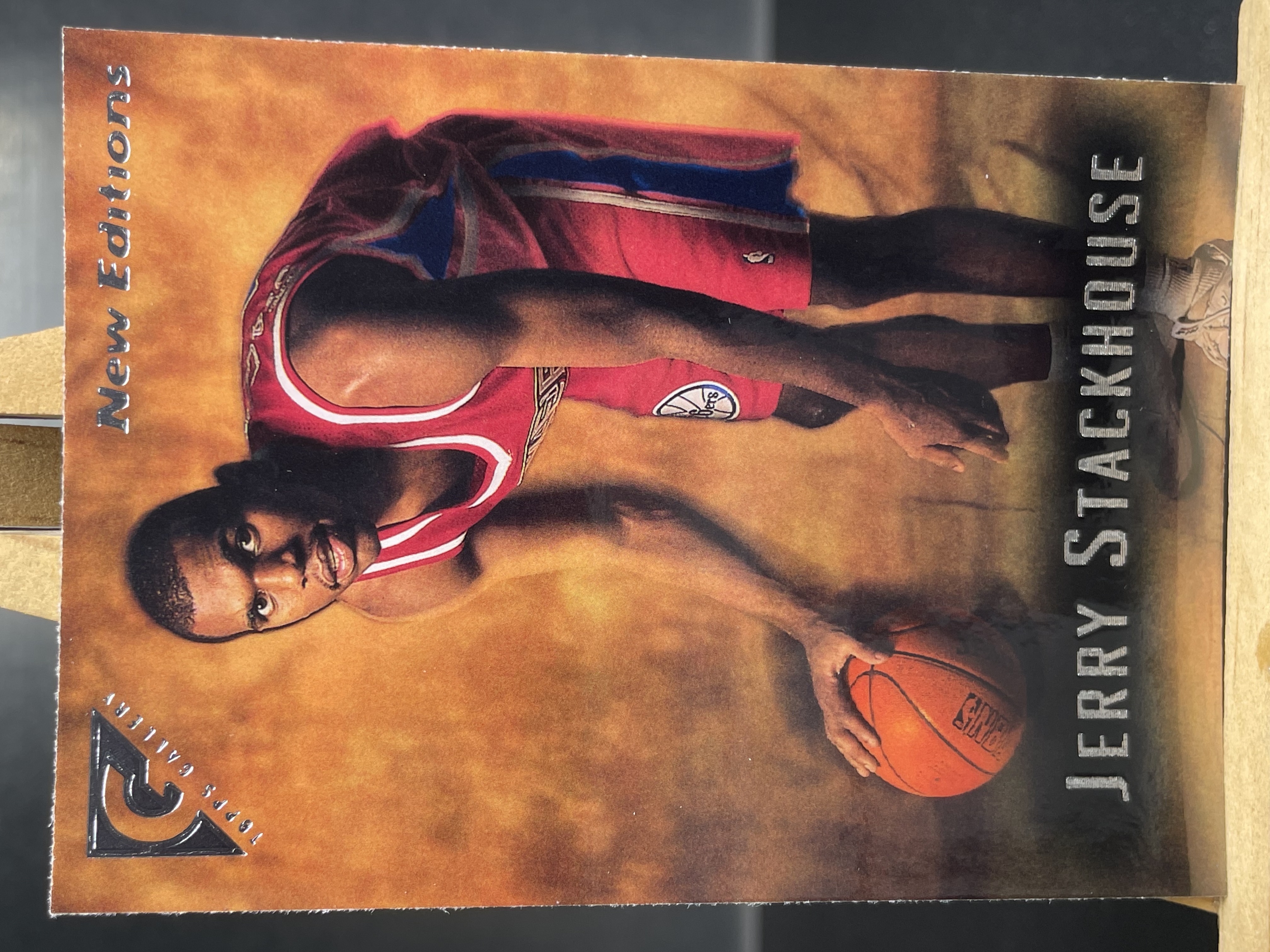 (C2) 1996 Topps 老卡 杰里 斯塔克豪斯 近期大热球星 收藏必备 卡面老化 边角暇 ! ! !