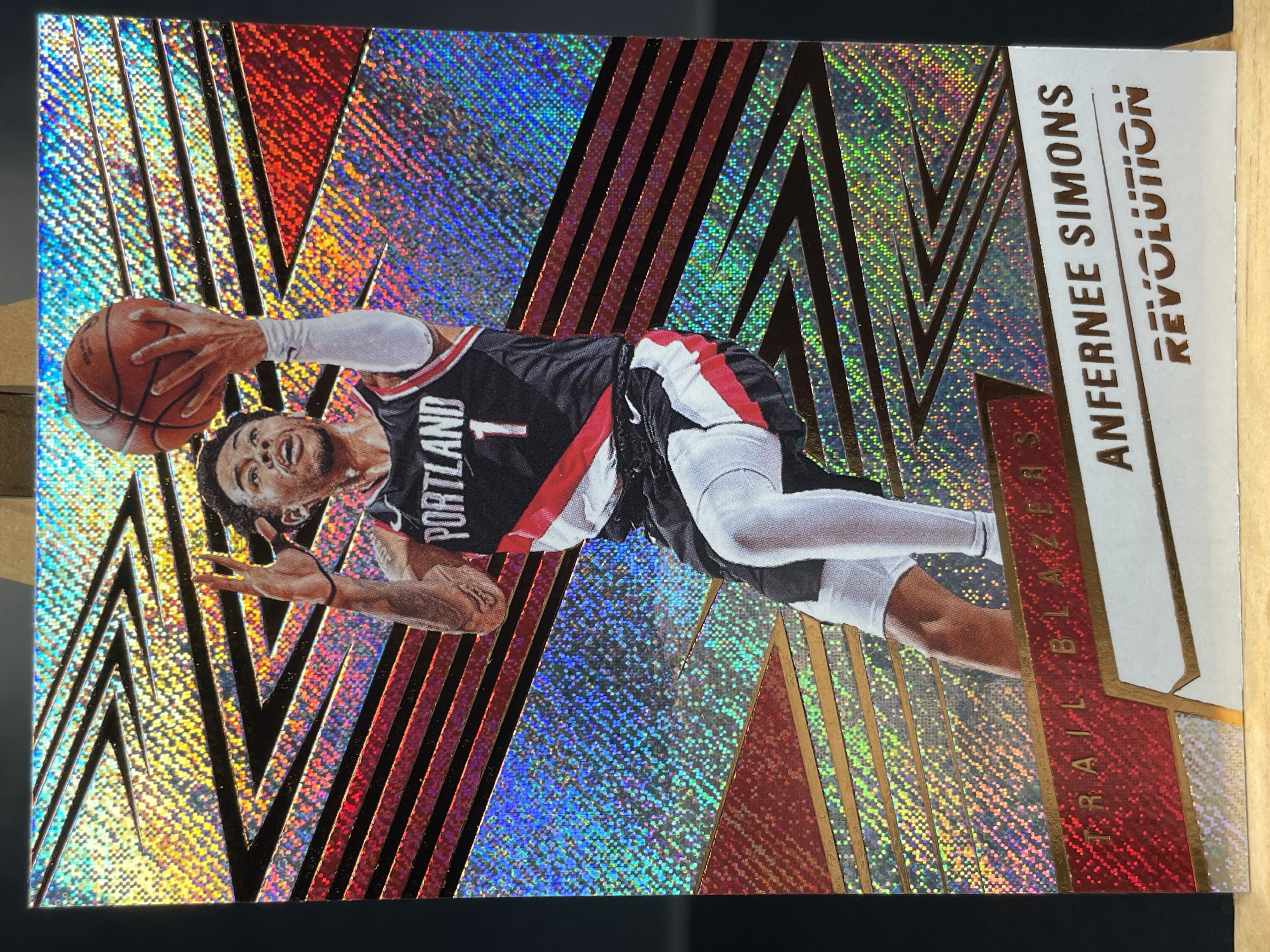 (K2) 2024-25 PANINI 革命 折射 安芬尼 西蒙斯 开拓者  近期大热球星  收藏必备 卡品如图! ! !