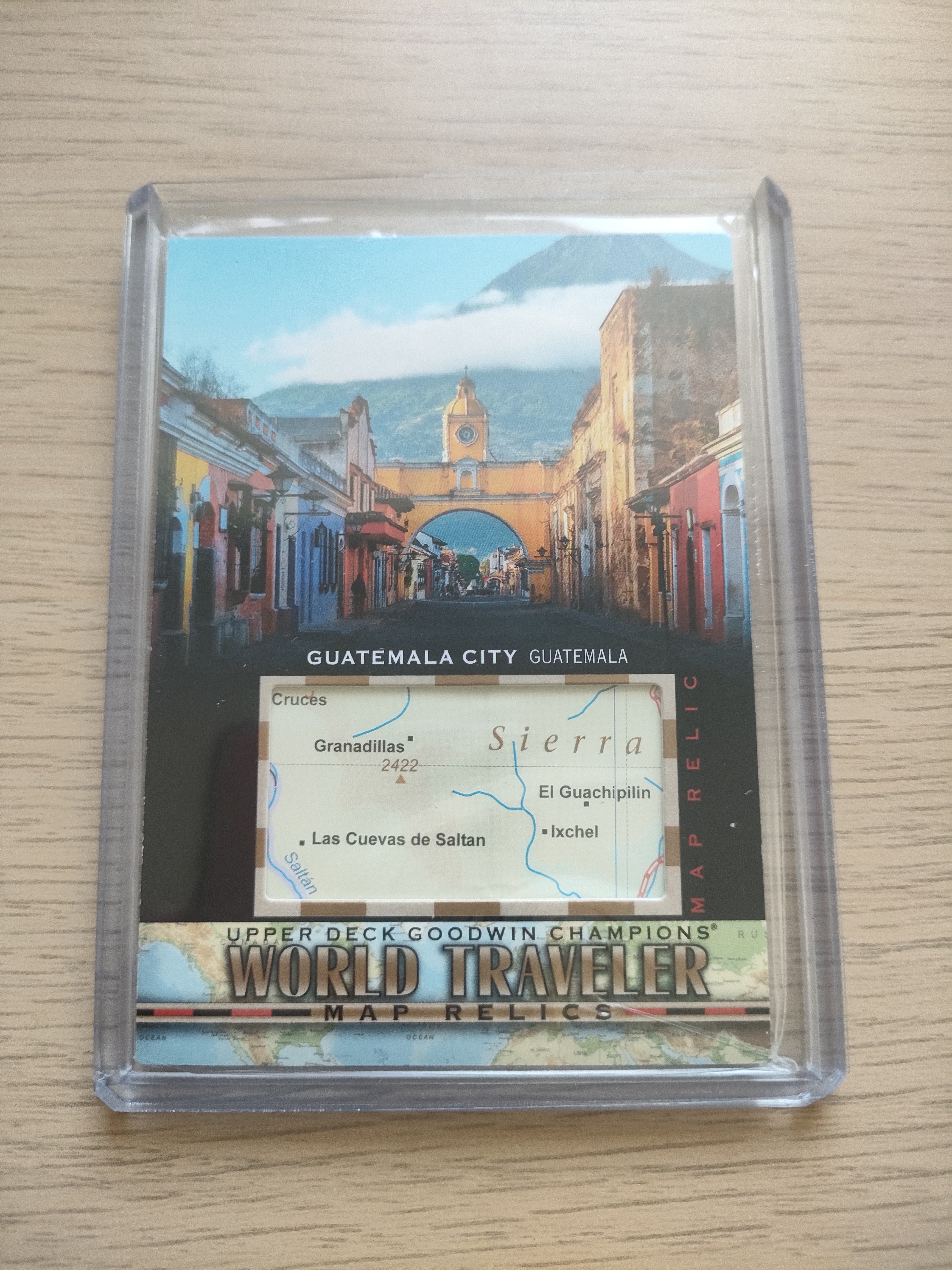 【承接代卖】2021 Goodwin World Traveler Map Upper Deck 古德温世界旅游地图卡 危地马拉城 P334