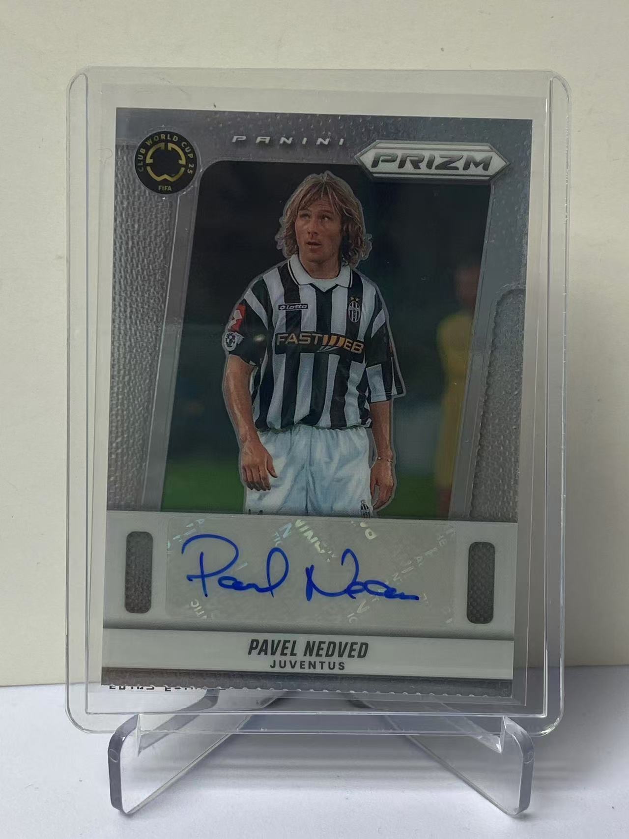 2025 Panini Prizm Pavel Nedved 世俱杯PZ 帕维尔 内德维德 捷克 尤文图斯 签字 墨迹如图 收藏必备 卡品如图 9527