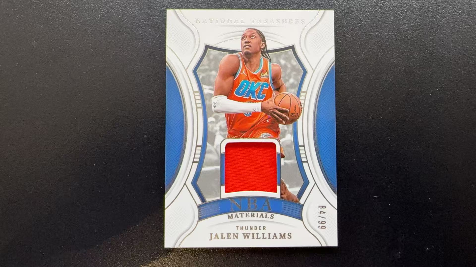 【Pw代卖】2024-25 Panini 国宝 Jalen Williams 杰伦 威廉姆斯 小窗物料切割 99编 专收必备 卡品如图 萝卜哥