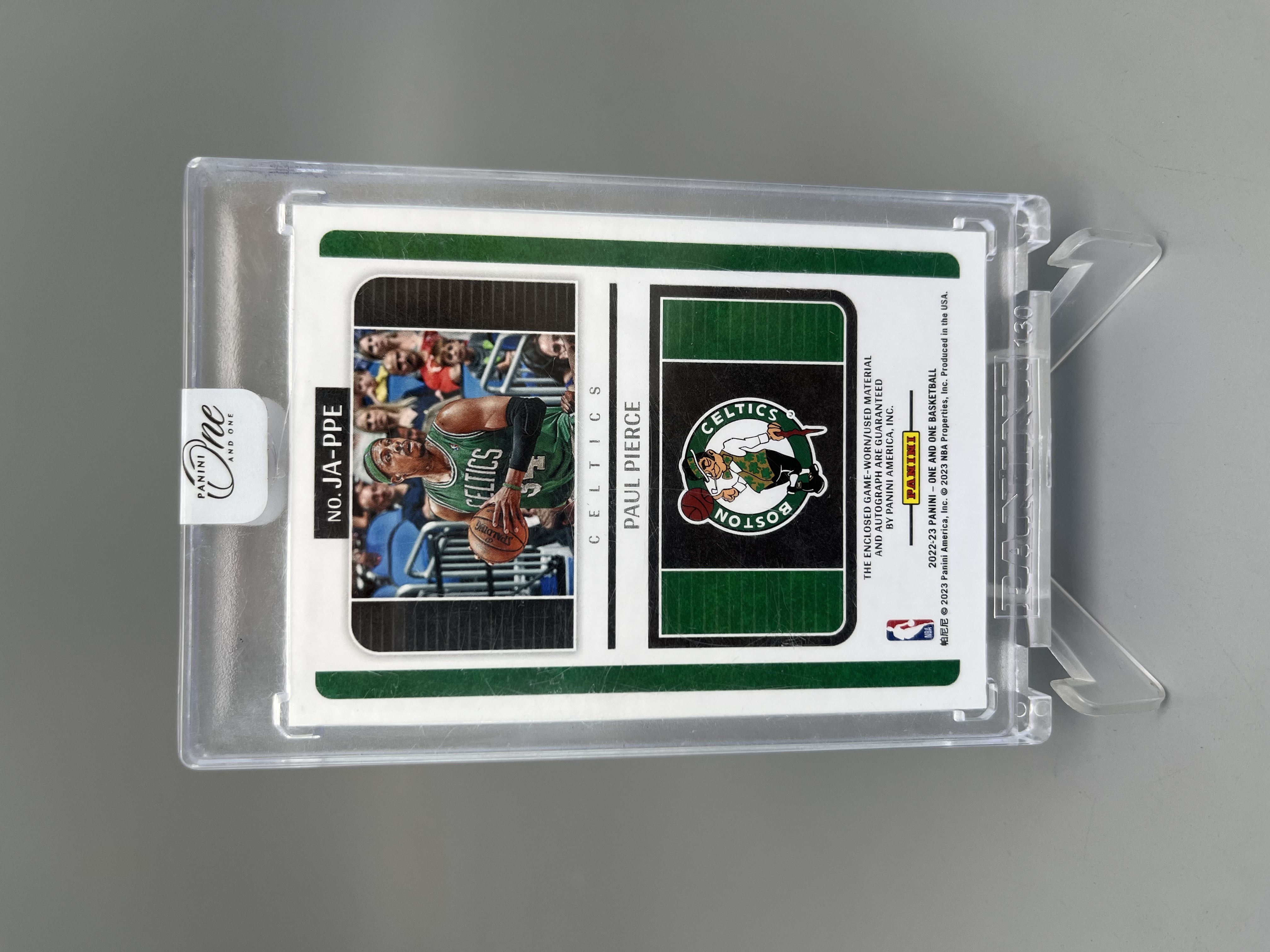 【拆吧代拍】2022-23 Panini One and One Paul Pierce 凯尔特人 真理 保罗 皮尔斯 75编 签字 卡签 球衣 物料 原封砖 阿顺1120