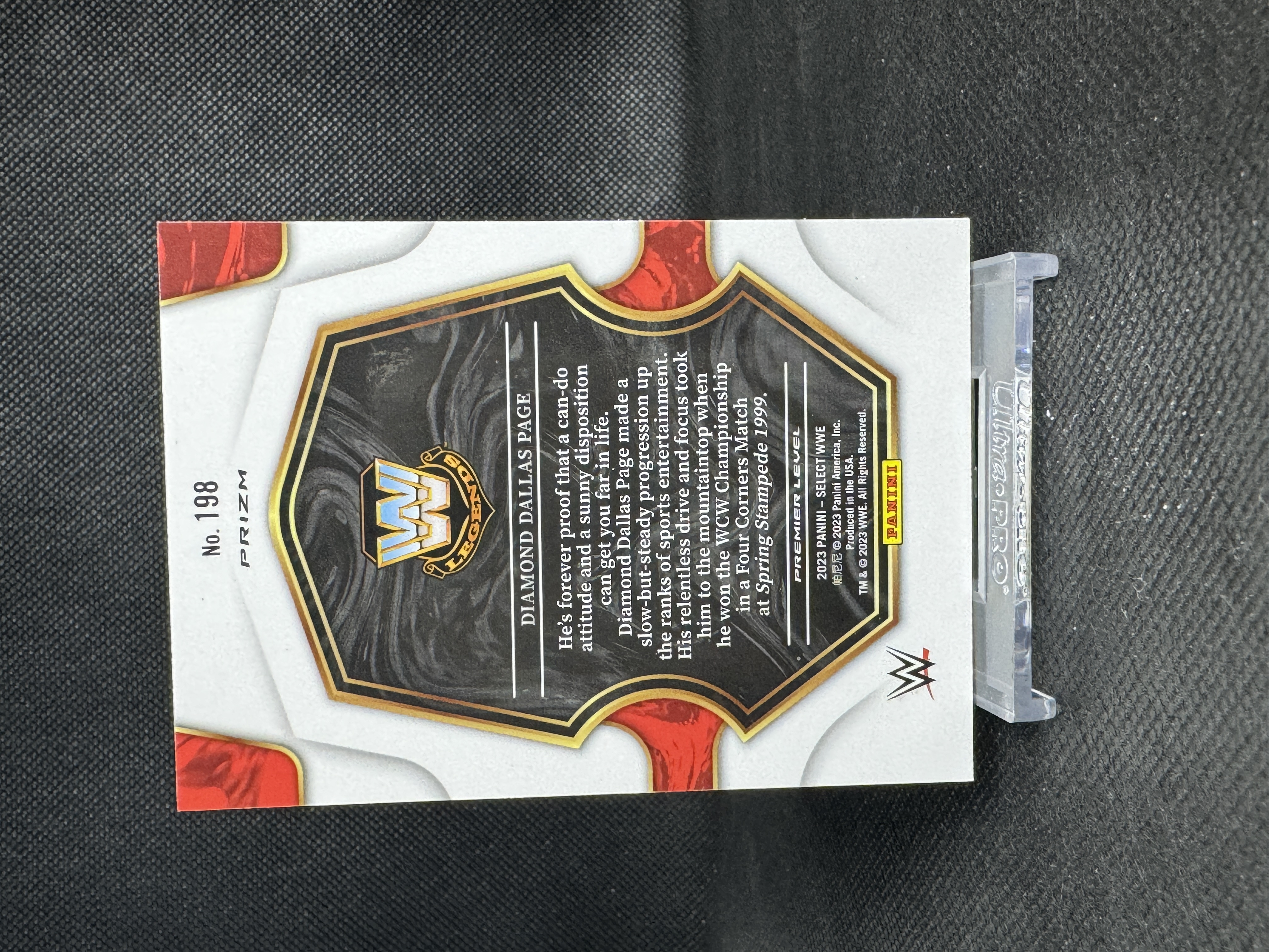 2024 Panini Select Diamond Dallas Page 达拉斯·佩奇 折射