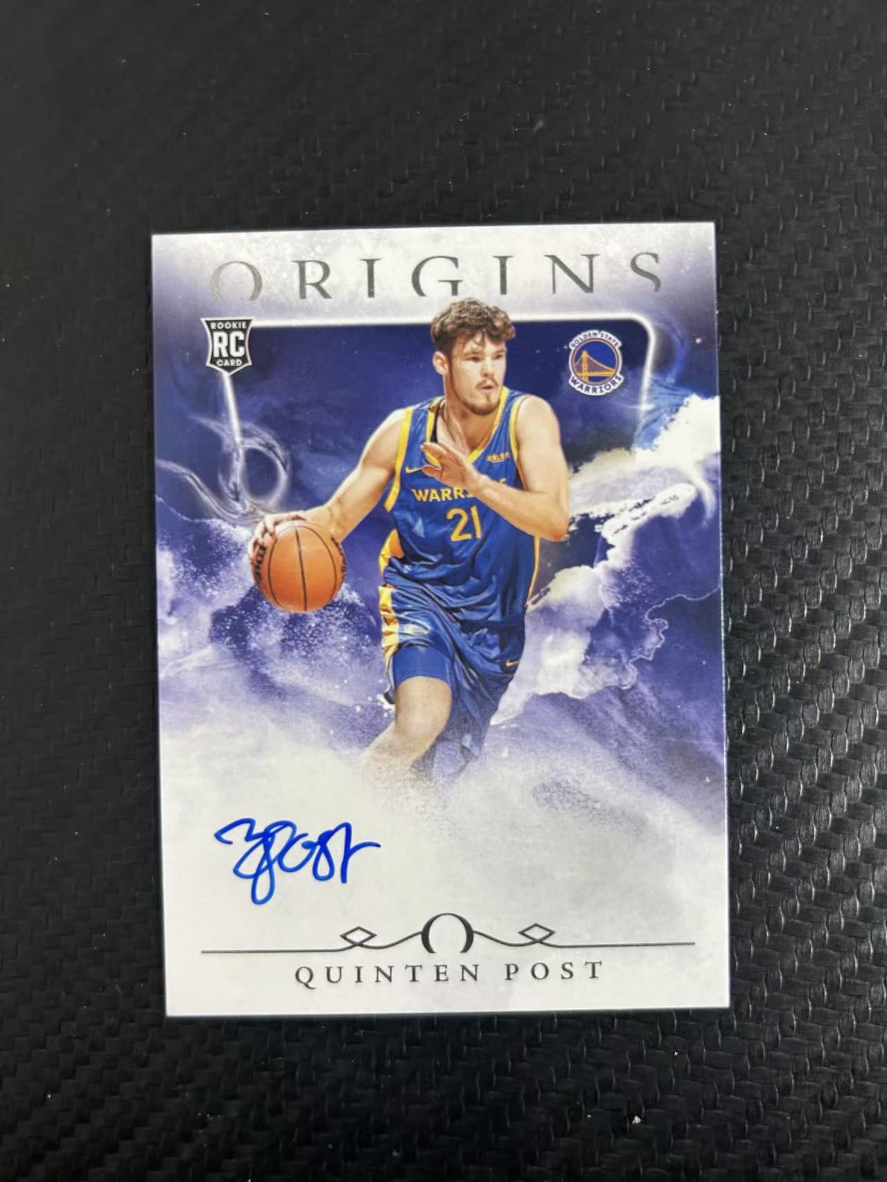 2024-25 Panini Origins Quinten Post RC #RA-QPW【灯灯拍卡】 新秀年 RC 勇士 昆腾波斯特 起源 签字 卡签 rookie 未来可期 收藏必备【雪茄】