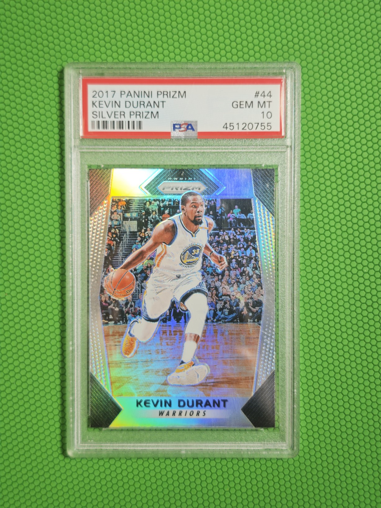 2017-18 Panini Prizm Kevin Durant 勇士 火箭 凯文杜兰特 巅峰KD 死神无双 经典pz银折 psa10 非常适合凑套