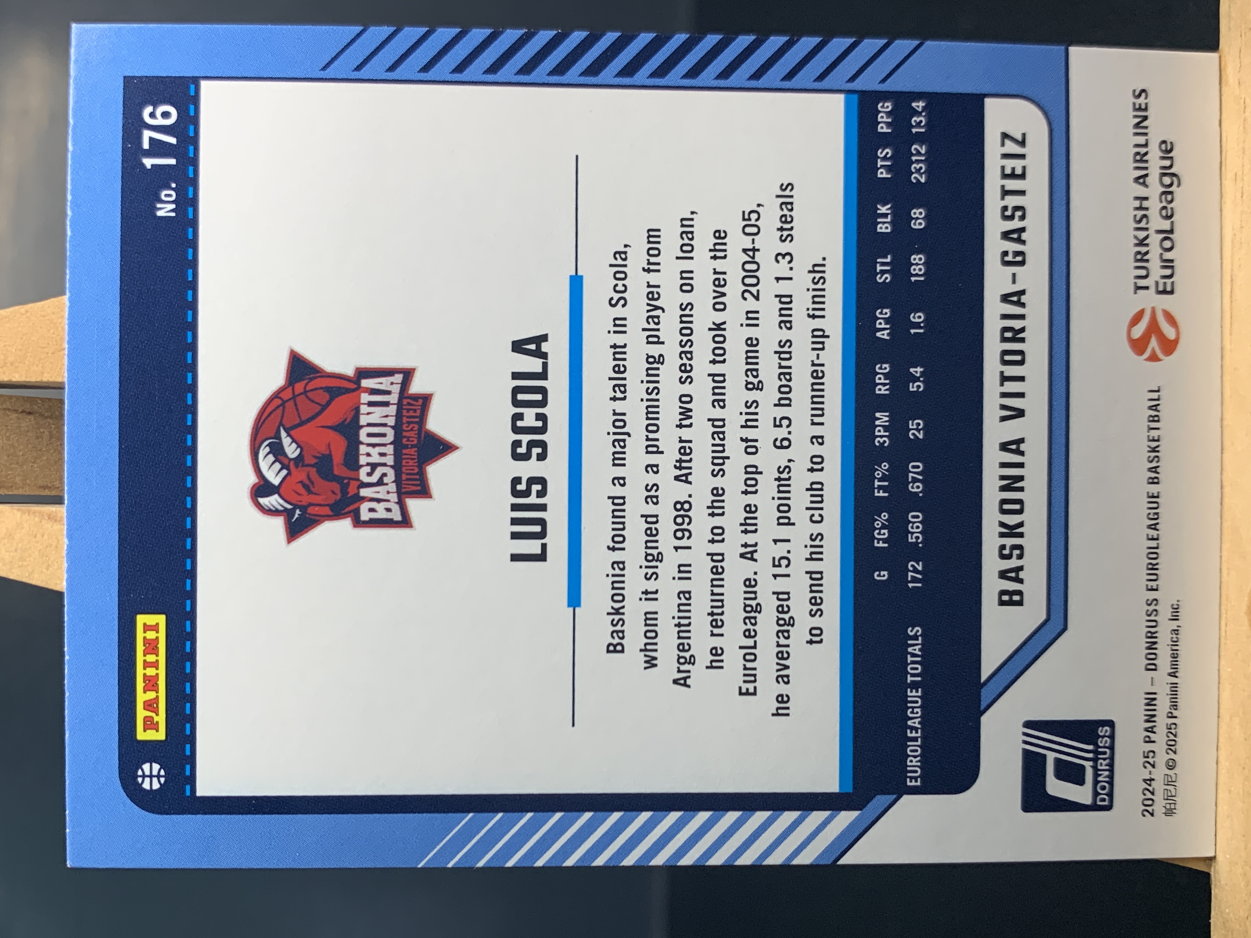 (A6) 2024-25 PANINI 杜蕾斯系列 欧洲联赛 迷宫折 路易斯 斯科拉 实卡好看 收藏凑套必备 卡品如图!!!