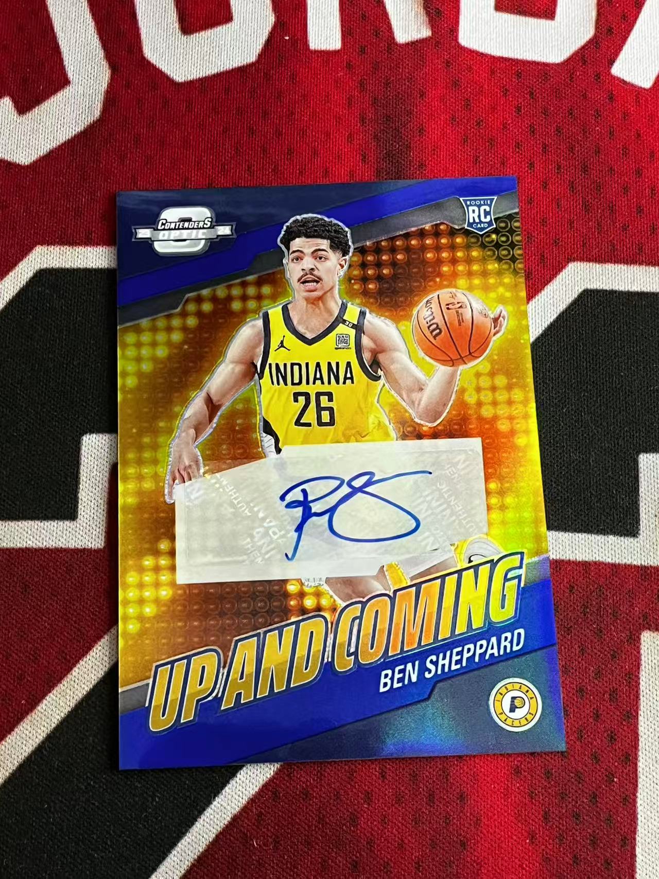 【0手续费接寄拍】2023-24 PANINI CONTEDNERS 球票系列 步行者 新秀RC 本谢泼德 75编 签字卡 新秀签 蓝折 折射 凑套专收必备【烂臭嘴拍卖】