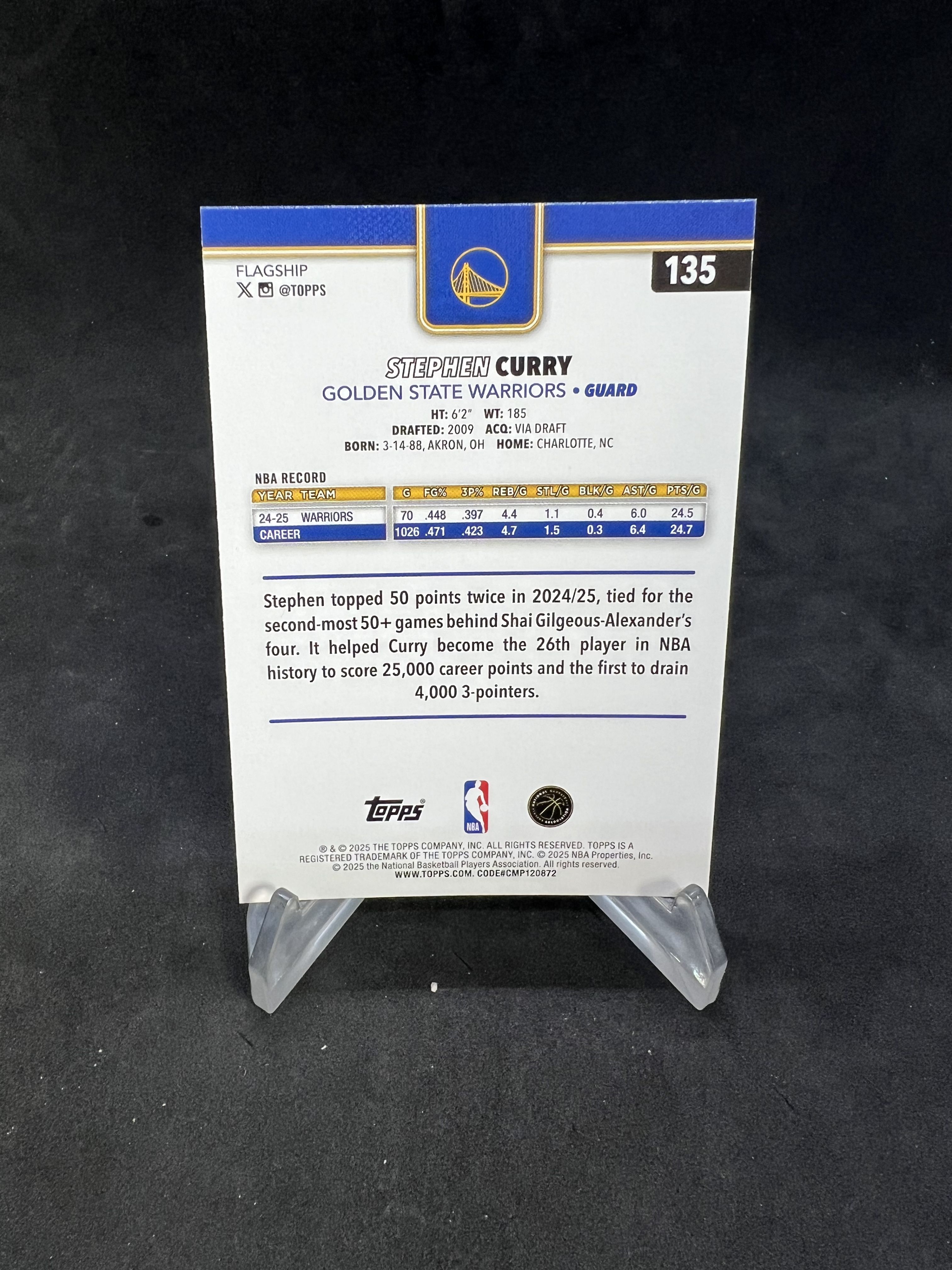 【赛卡代卖】 24-25 TOPPS FLAGSHIP STEPHEN CURRY 斯蒂芬库里 勇士 银 折射 镭射 萌神 小孩哥 超巨 专收 集套 127K43