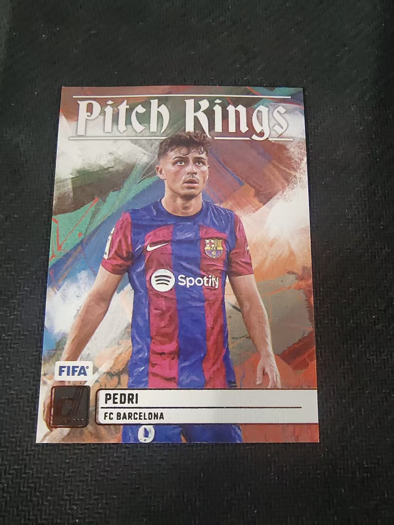 【可合并,不累计】2023-24 Panini Donruss Pedri 佩德里 佩刀 西班牙 巴萨 金童 油画 特卡 杜蕾斯 FIFA 划痕 边角瑕疵 #1