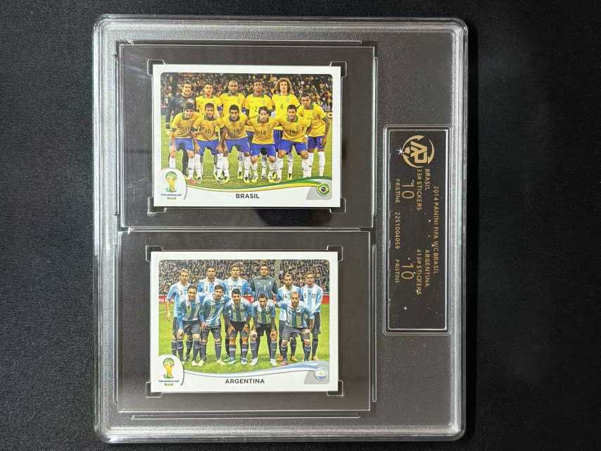 2014 Panini 世界杯 Lionel Messi 阿根廷全家福 vs巴西 全家福 迪玛利亚 梅西 内马儿 南美 最后的舞者 收藏必备 贴纸