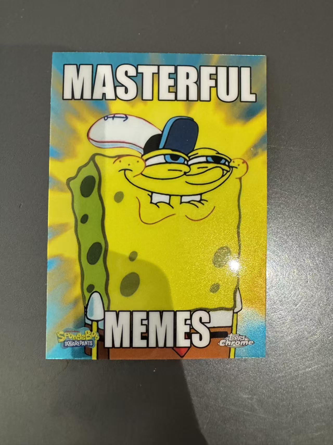 2025 Topps Chrome SpongeBob 25th 海绵宝宝 25周年 Masterful Memes 比例特卡 MM-10 选图精美 卡品如图 收藏凑套