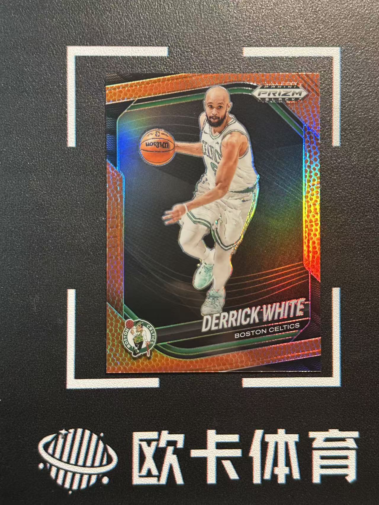 2024-25 Panini Prizm Black Derrick White 【欧卡体育】pz 德里克 怀特 225编 篮球折 凯尔特人 印痕如图(搂子)