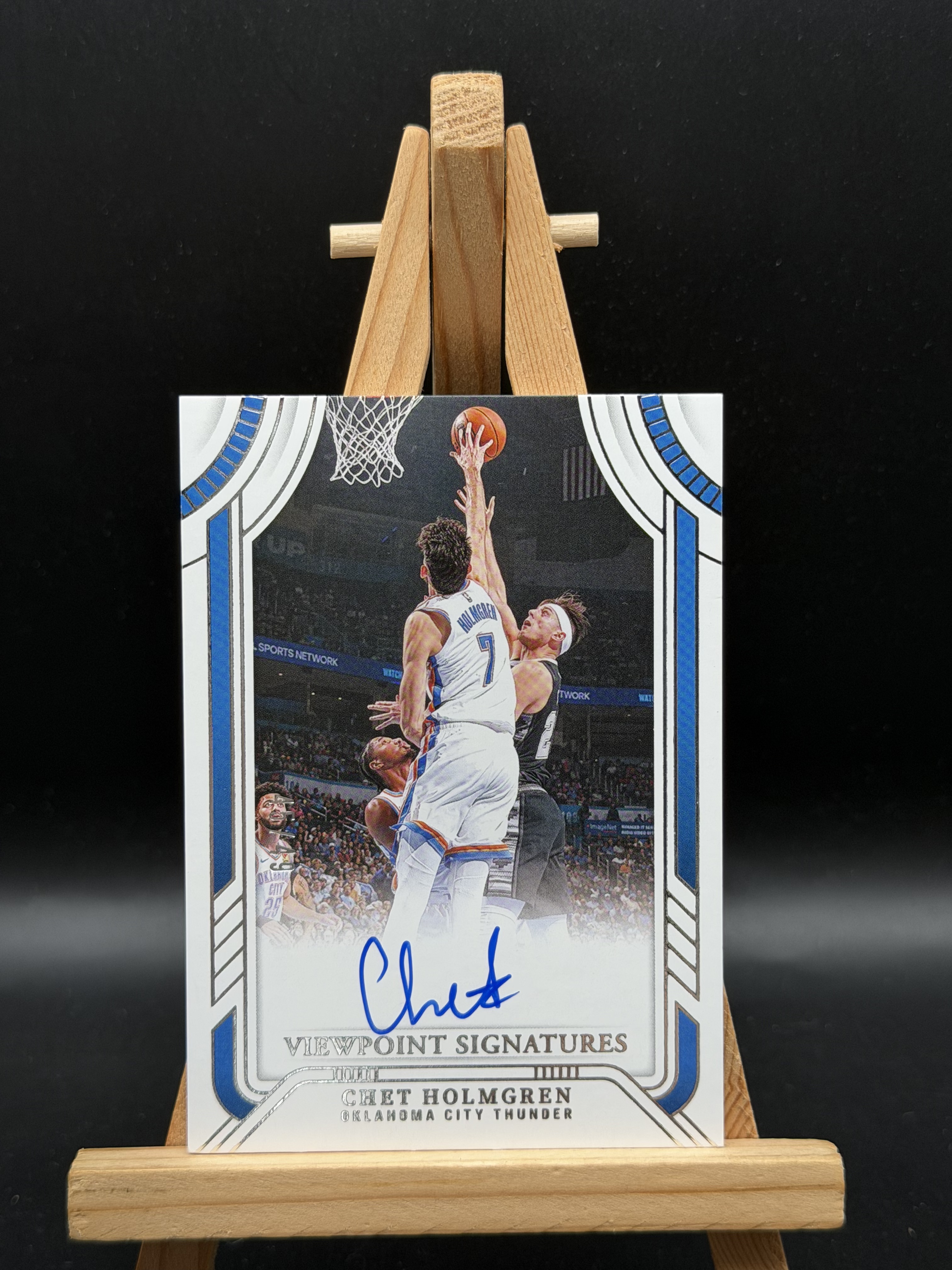 2024-25 Panini National Treasures Chet Holmgren 切特 霍姆格伦 雷霆 国宝 viewpoint 特卡 49编 卡签 签字