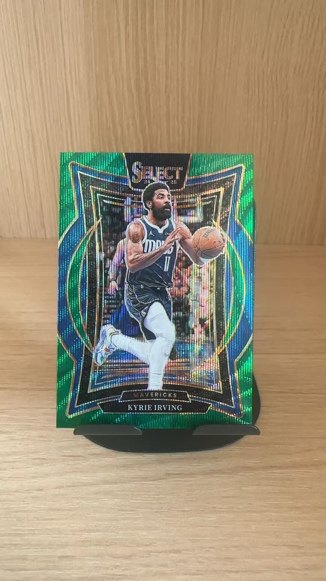 2024-25 Panini Select Kyrie Irving #46 凯里 欧文 独行侠 欧神仙 德鲁大叔 50 绿波纹 折射 卡品如图