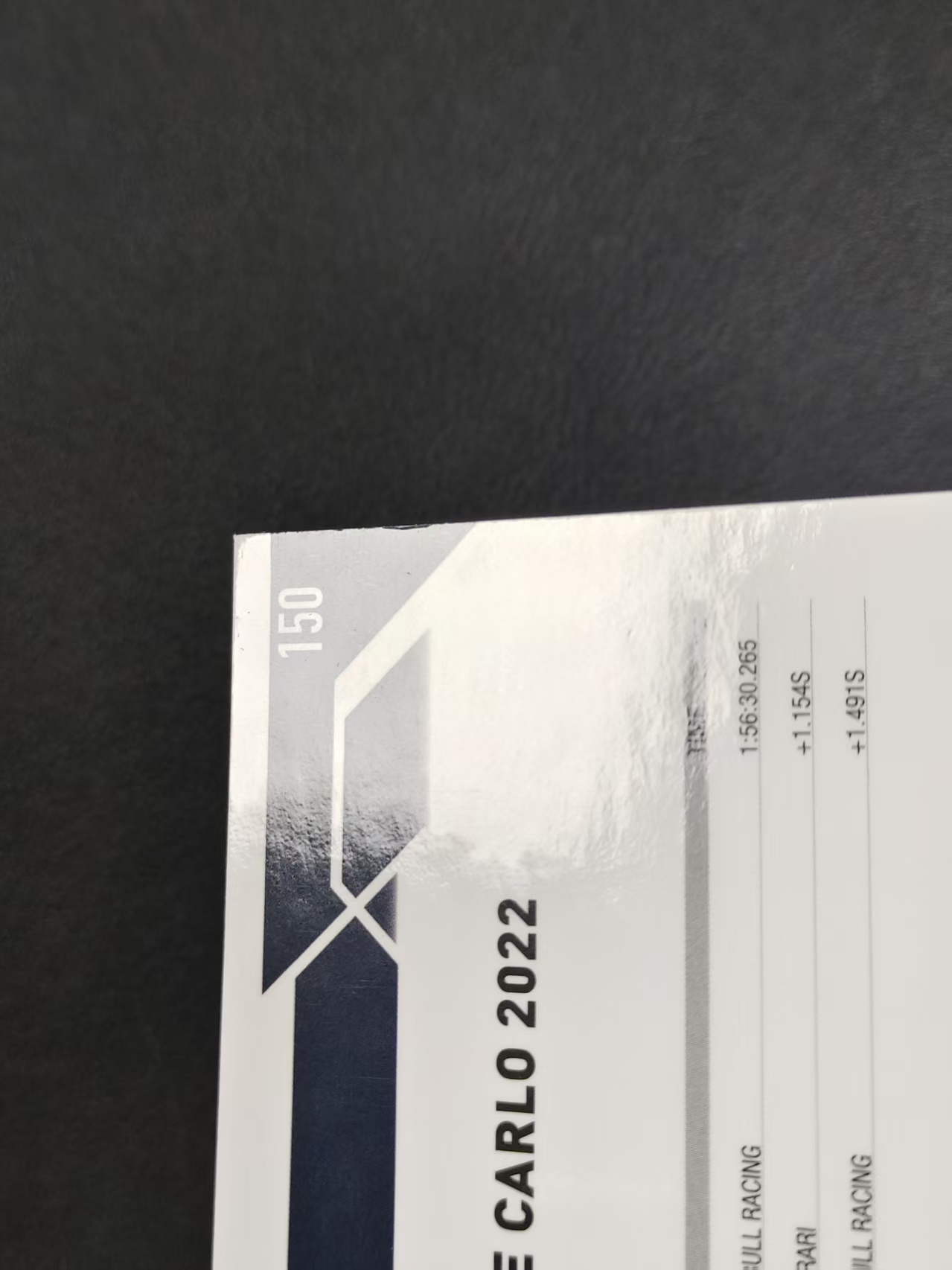 2023 Topps Chrome Sergio Perez F1 佩雷斯 粉熔岩 166/250编 收藏必备 卡品如图 CH