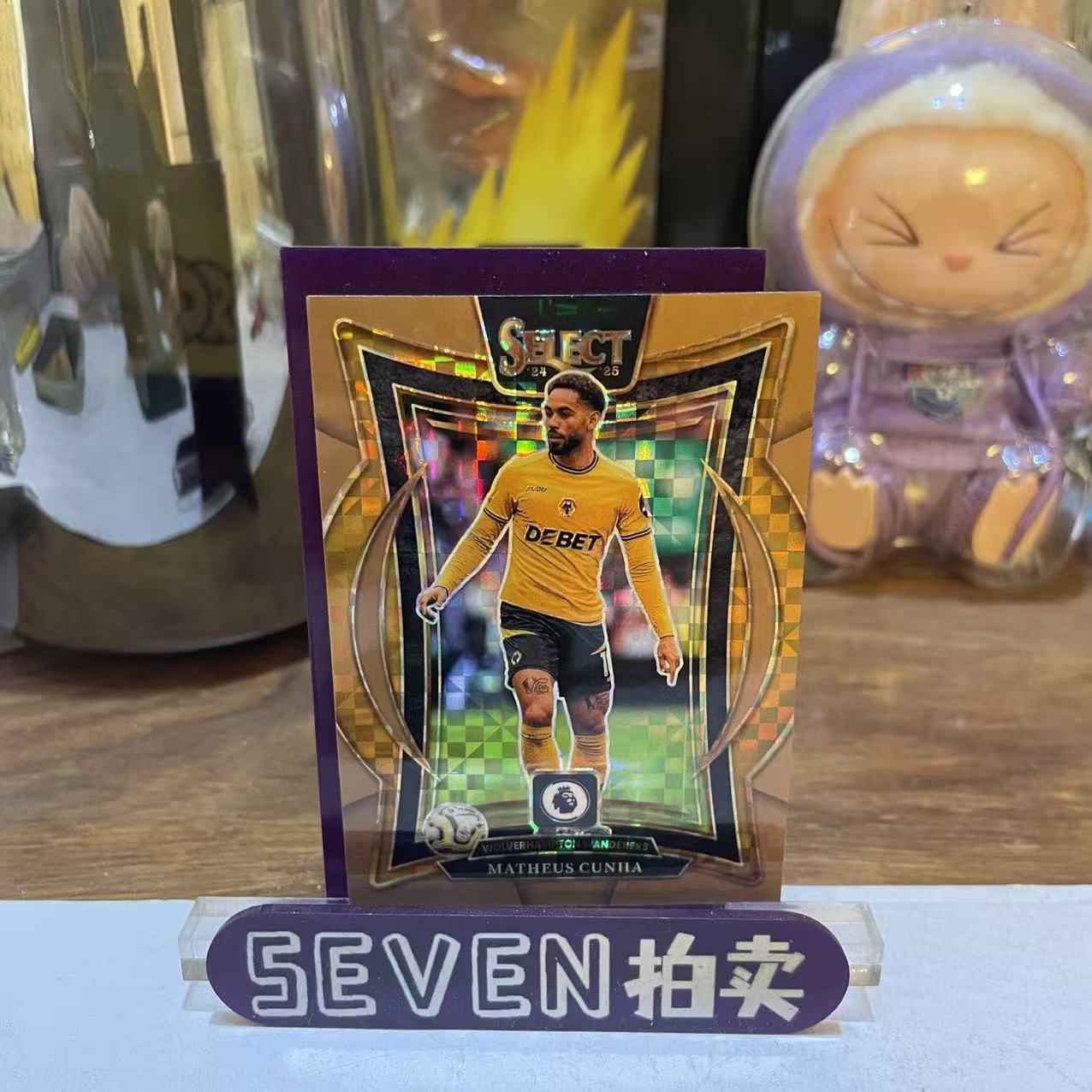 2025 Panini Select Matheus Cunha 【seven拍卖】狼队 库尼亚 116/125 卡品如图 细节如图 王盛