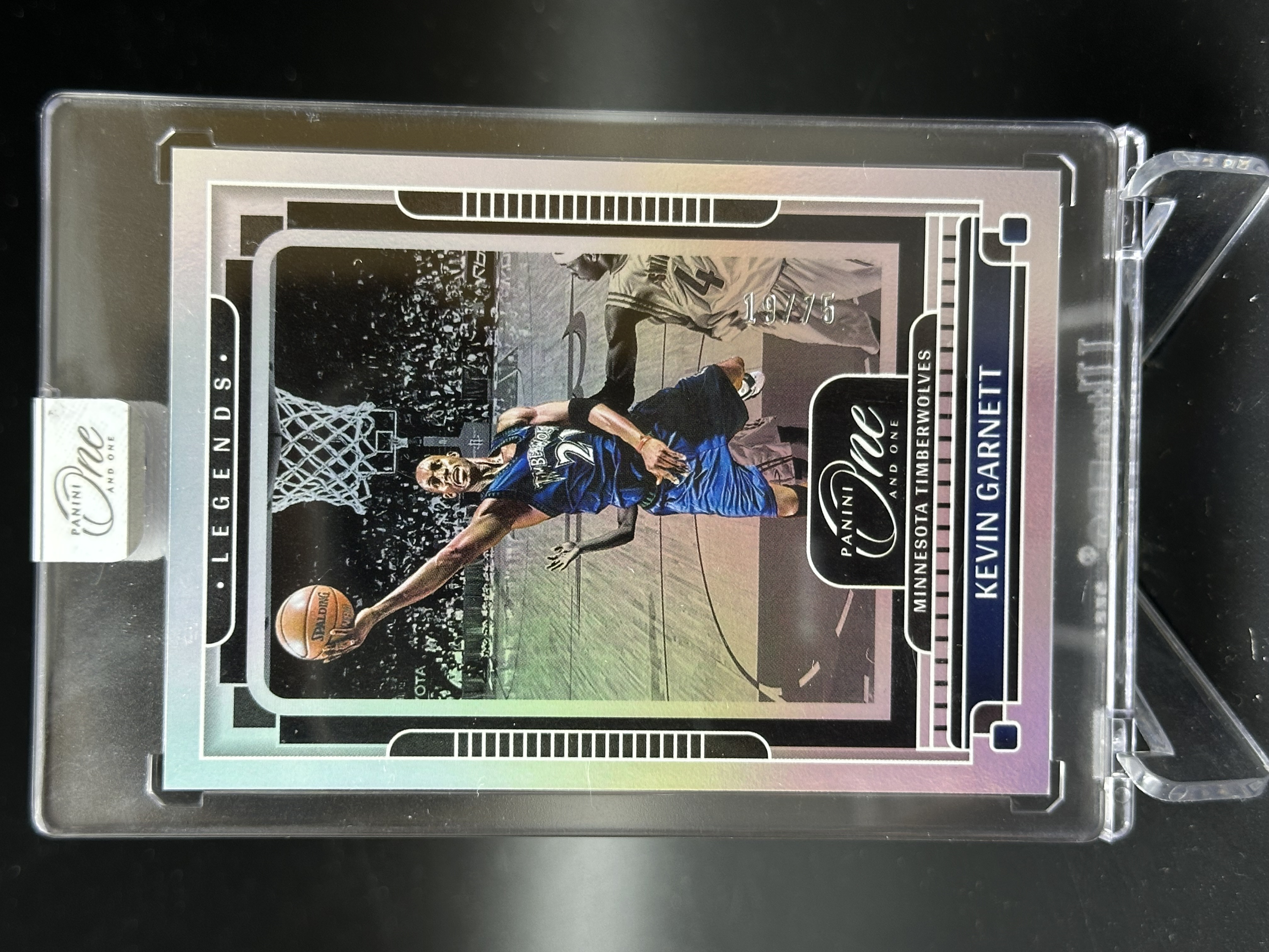 2024-25 Panini One and One Kevin Garnett 【小黄拍卖】OAO 凯文 加内特 森林狼 base 19/75编 原封砖「汉堡王」