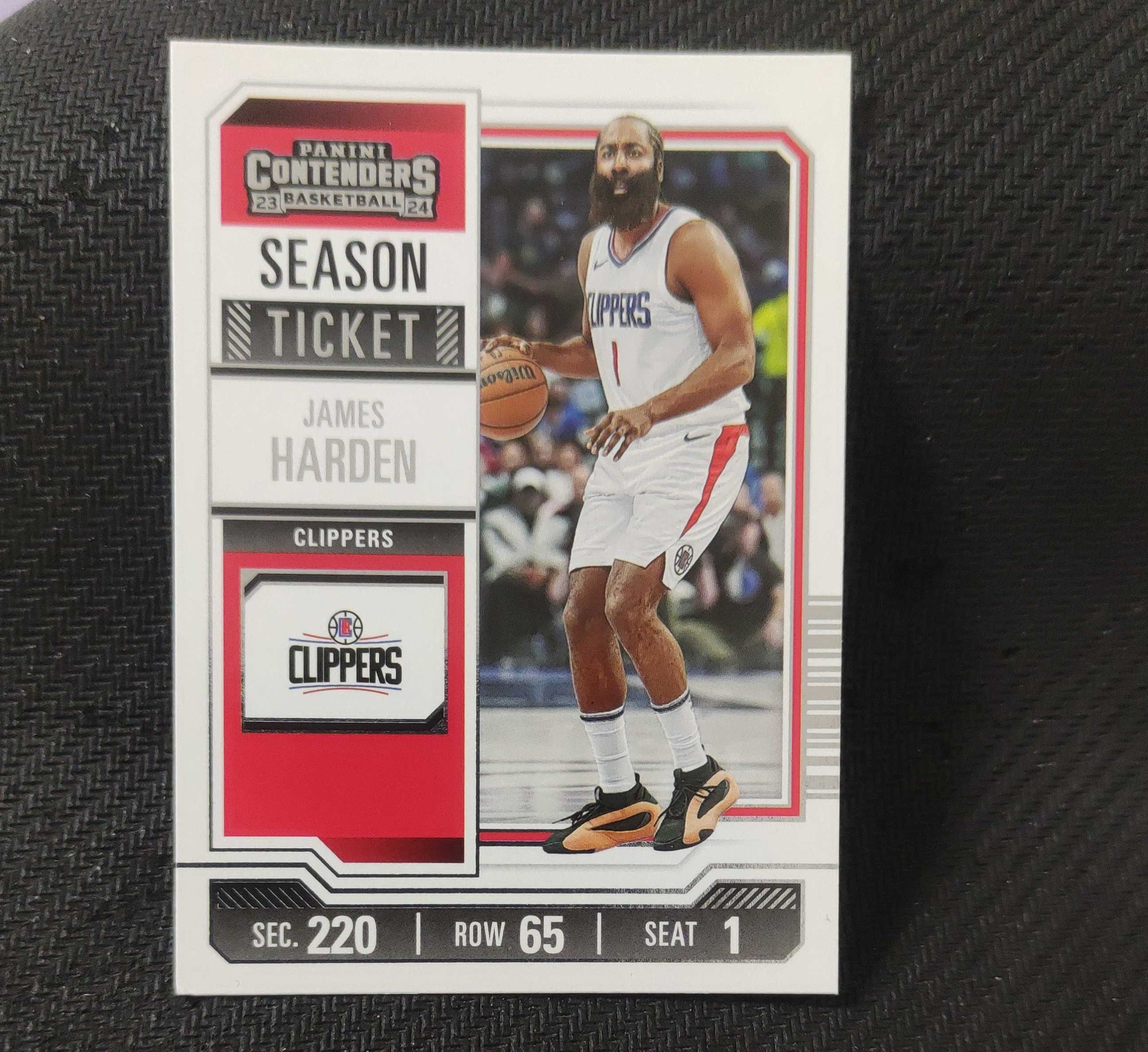 2023-24 Panini Contenders James Harden 詹姆斯 哈登 快船队 no.82 凑套必备 可累计 回收球星卡