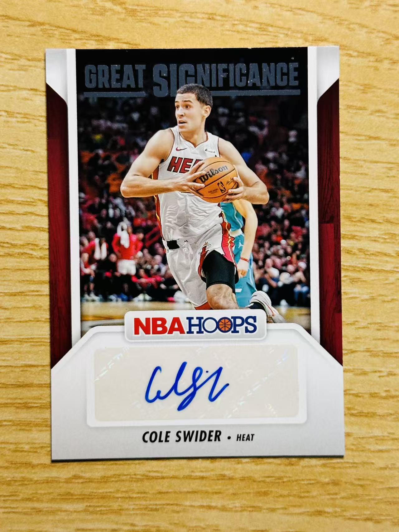2024-25 Panini NBA Hoops 斯威德 嘿嘿代卖 斯威德 签字 热火 收藏必备