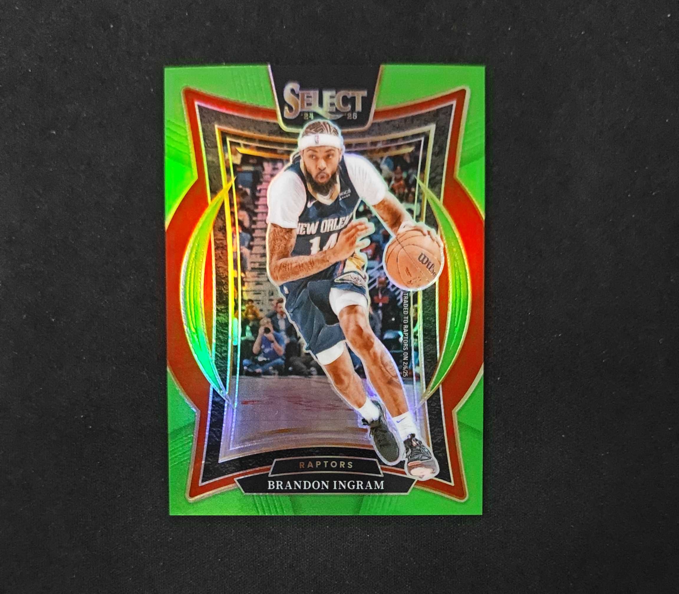 2024-25 Panini Select Brandon Ingram 【SC拍卖】SE 猛龙 英格拉姆 75/75编 绿折 瑕疵如图收藏必备(ing哥)