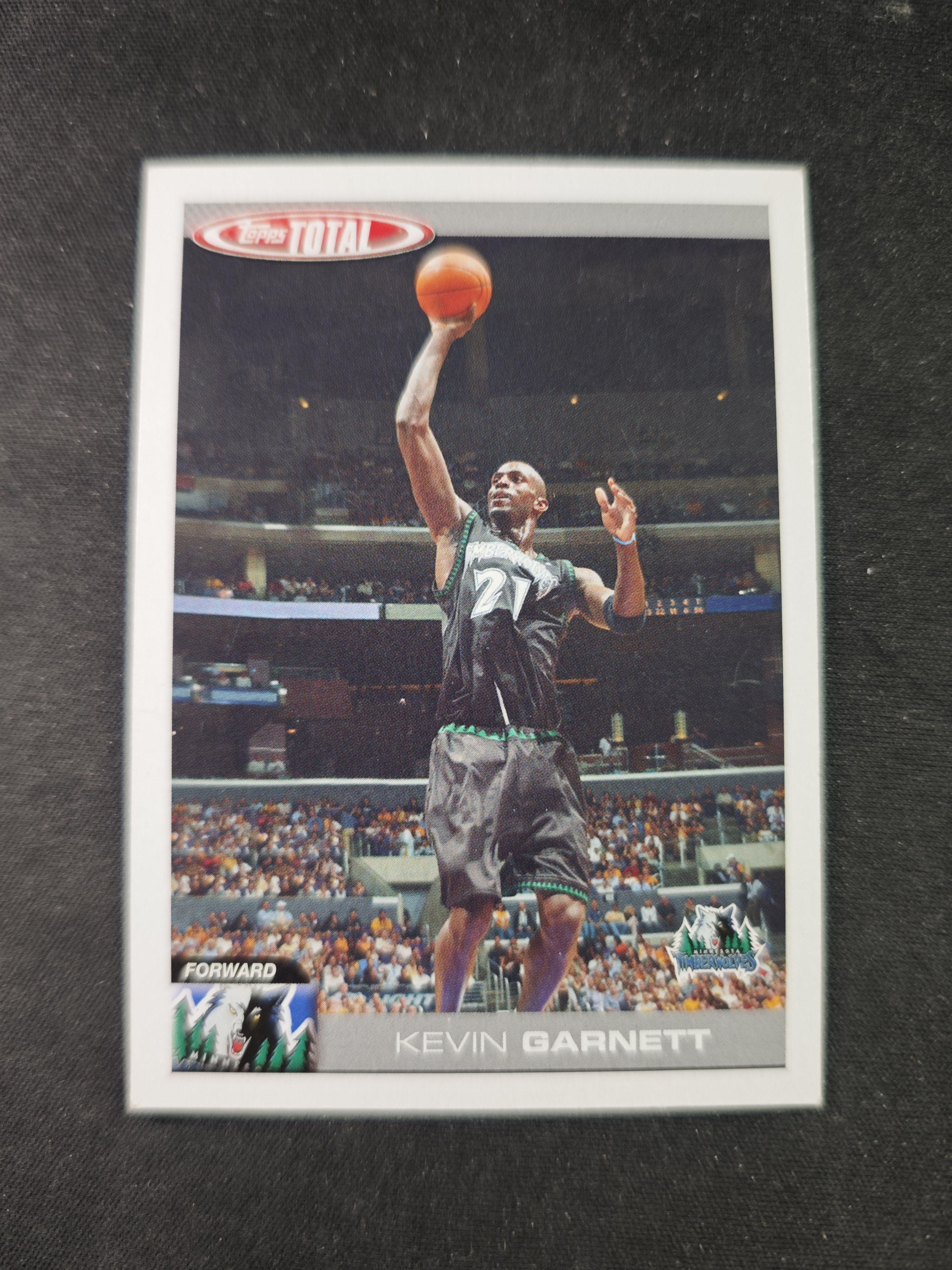 【蛤蟆特卖】凯文 加内特 狼王 2005 TOPPS TOTAL系列 经典设计 绝版好卡 稀有老特 选图超帅 边角微瑕 卡品如图 专收必备!