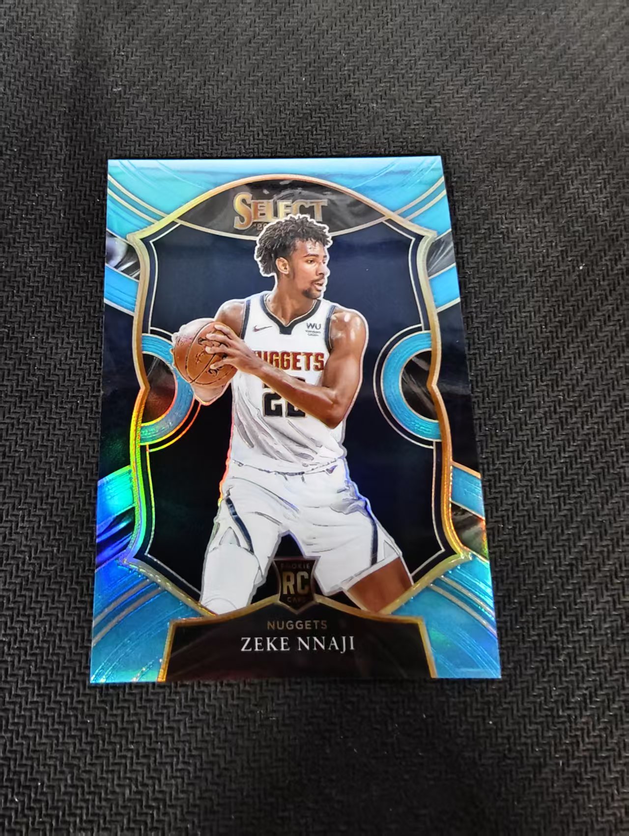 【汽水拍卖】2020-21 Panini Select Zeke Nnaji RC 齐克 纳吉 掘金 新秀 蓝折 299编 瑕疵如图