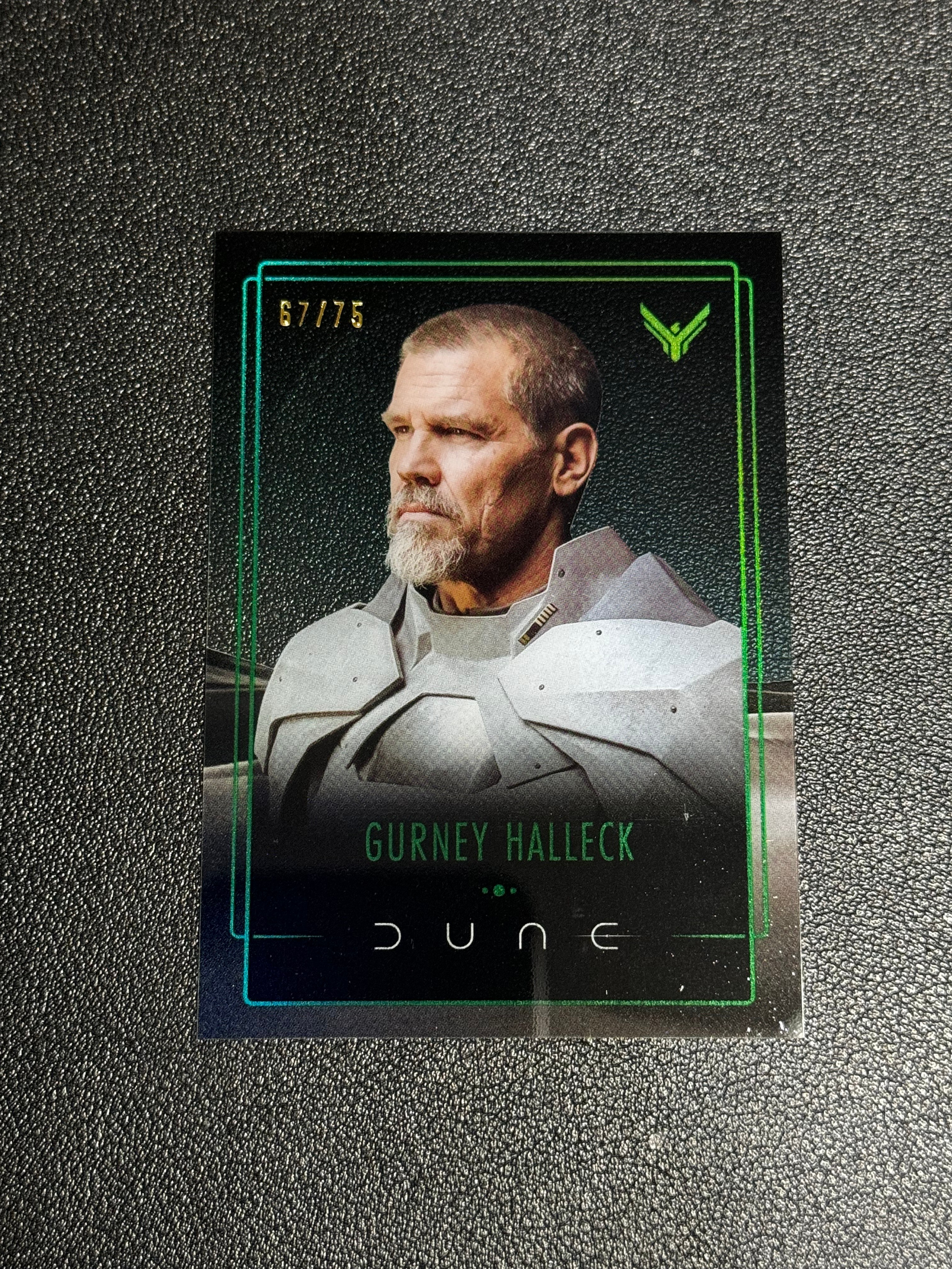 2024 Topps Dune Chrome 影视 沙丘 胶片 特卡 绿折 75编 格尼・哈莱克 Gurney Halleck #Da-9 收藏 必备 LWWF