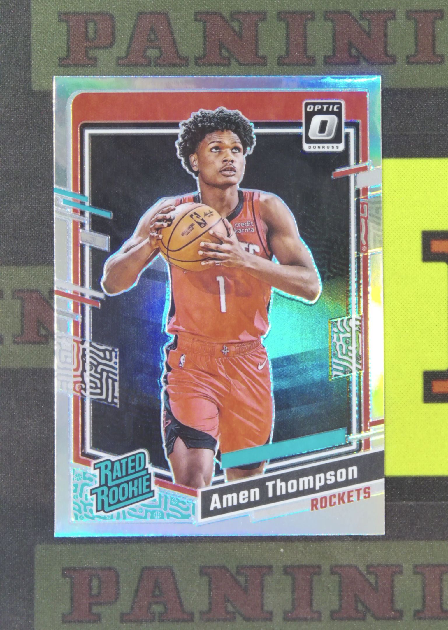 2023-24 Panini Donruss Optic Amen Thompson RC Nirvana Project 阿门 汤普森 火箭 新秀 银折 折射 OP 卡品如图 收藏必备 zz001