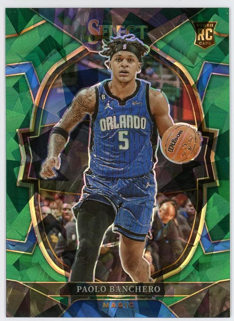 2022-23 Panini Select Paolo Banchero RC 保罗班切罗 新秀 一级 绿碎冰折 折射 魔术 班凯罗 卡品如图 0MJ9