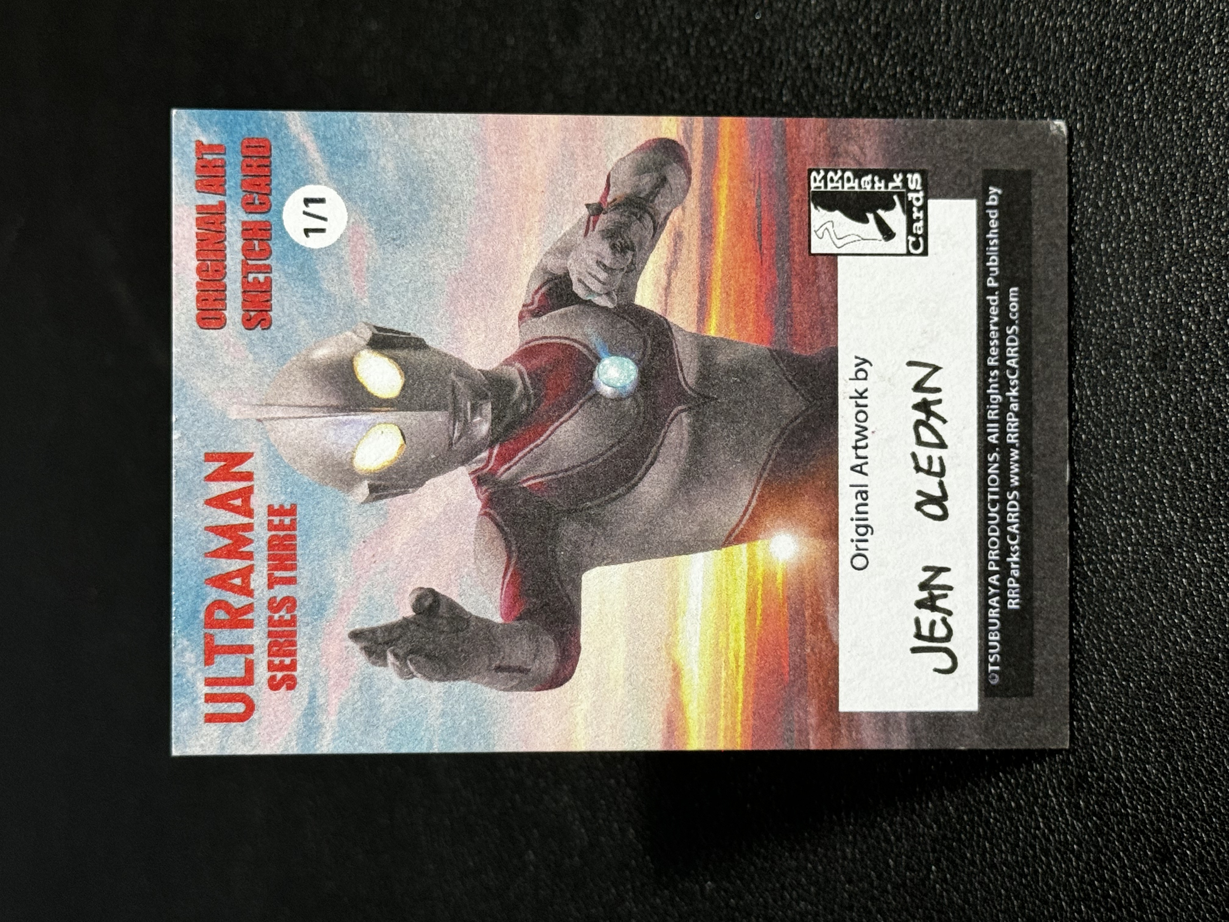2025 Other Ultraman 奥特曼 圆谷制作株式会社出品 RR Parks Cards 手绘卡 1/1 1of1 SKETCH CARD 画师 Jean Oledan FK 老王代理拍卖