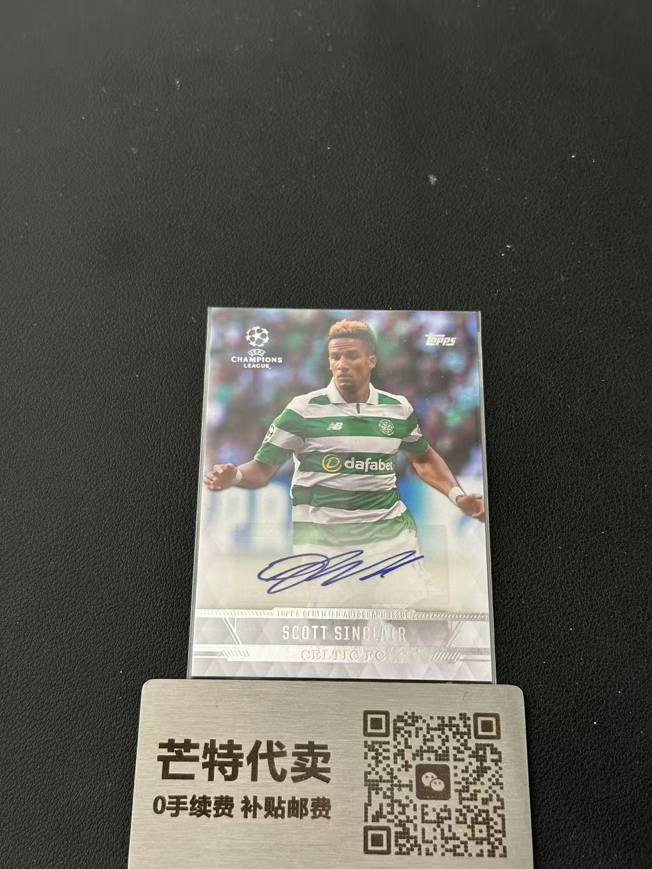 【芒特代卖】 2018 Topps Chrome Scott Sinclair 欧冠TC 元年 凯尔特人 斯科特 辛克莱 签字 base签