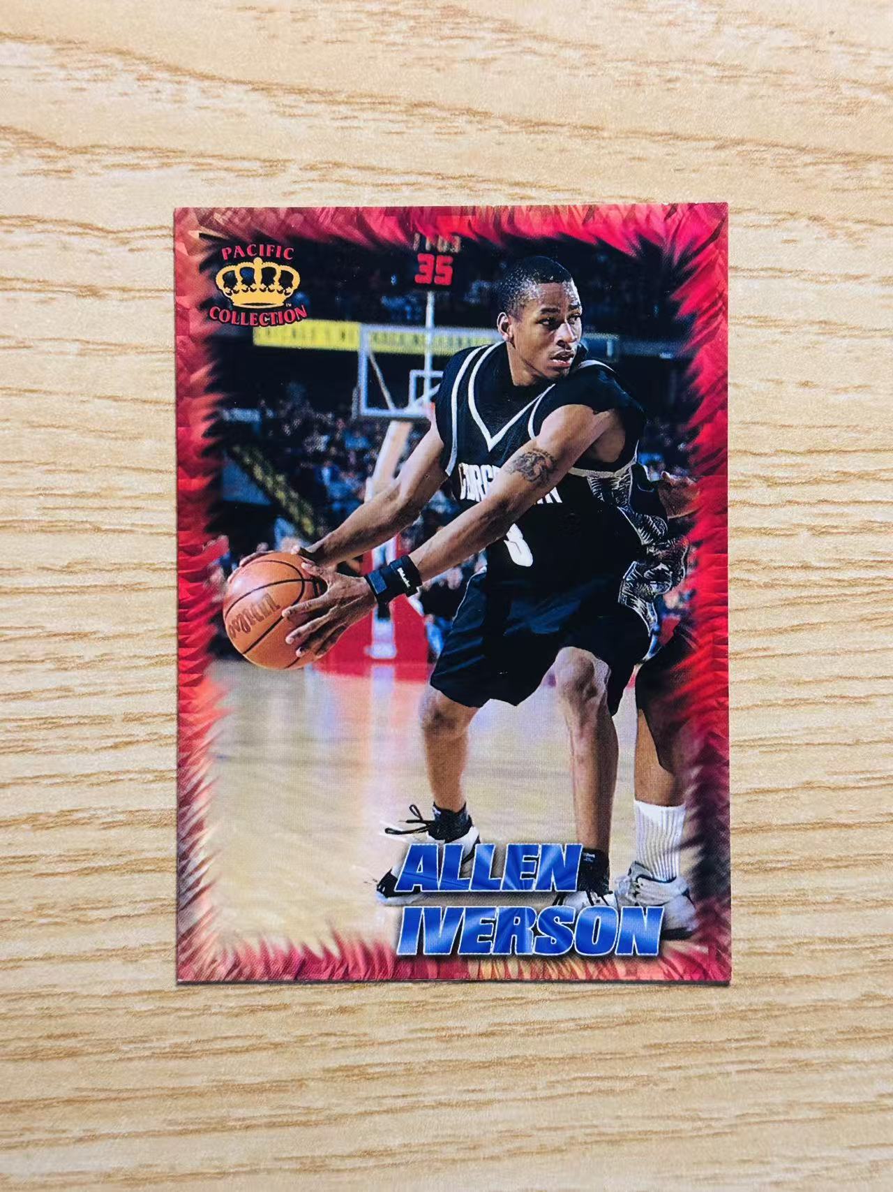 1996 Pacific nba Allen Iverson 嘿嘿代卖 老卡 老特 新秀 RC 阿伦 艾弗森 AI 答案 费城76人 收藏必备