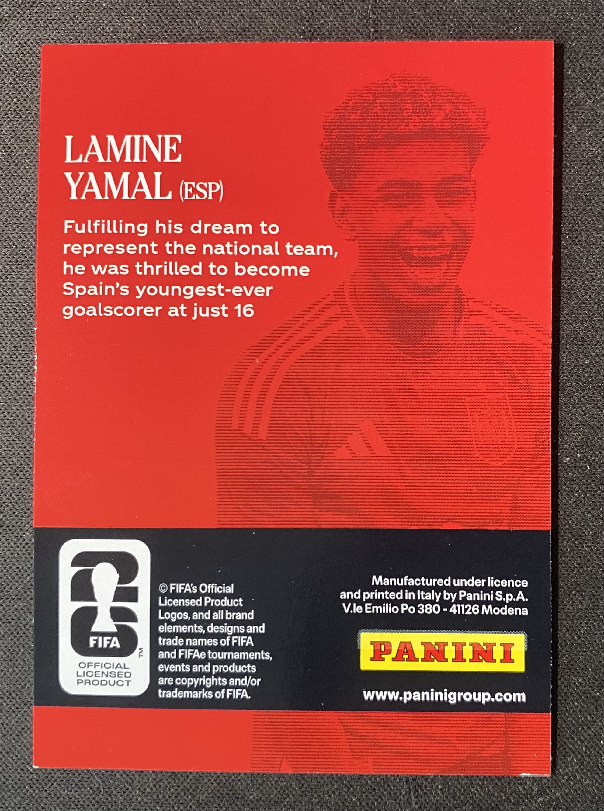 【来拆波卡】2026 Panini FIFA Mcdonalds 帕尼尼 麦当劳联名 Lamine Yamal 拉明 亚马尔 限量球星卡 zzz