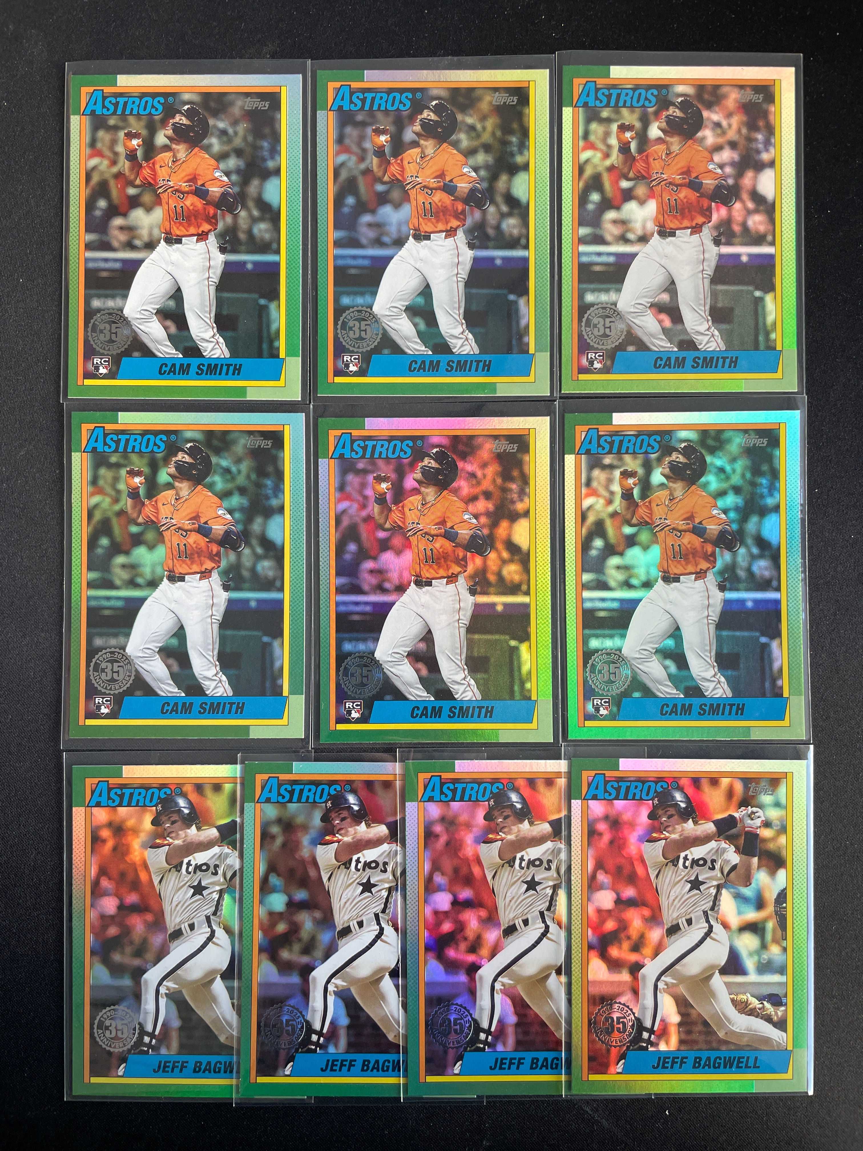 【南昌NOVA】2025 Topps MLB 棒球 太空人 卡姆 史密斯 巴格威尔 折射 35Th 复古 特卡 打包 Z18bobo