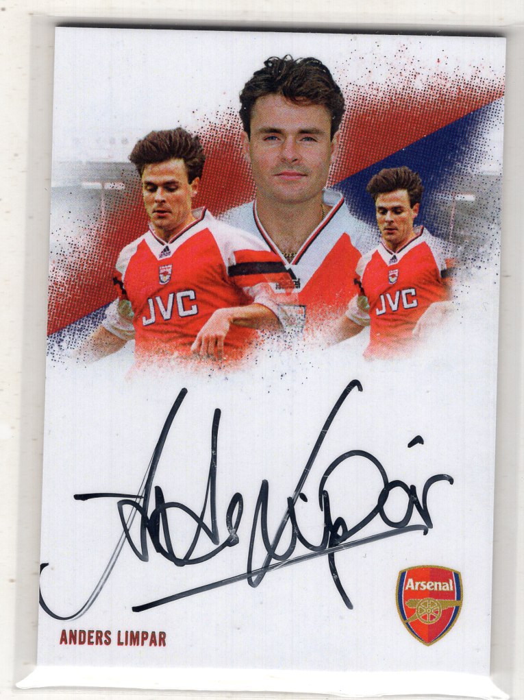 2025 Futera Futera Unique Anders Limpar 【来拆波卡】福特拉 阿森纳 安德斯 林帕 签字 卡签 3编 ad