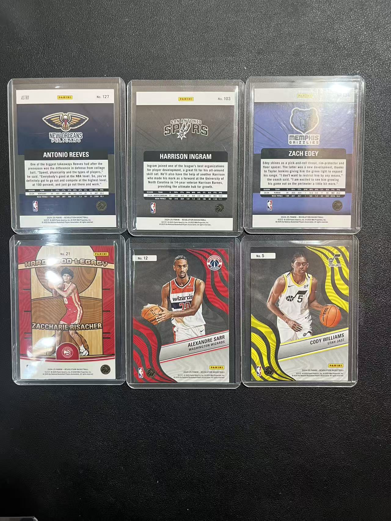 2024-25 Panini Revolution Zaccharie Risacher 革命 扎卡里 里萨谢 亚历山大 萨尔 科迪 威廉姆斯 扎克 伊迪 base 特卡 折射 如图 龙龙龙