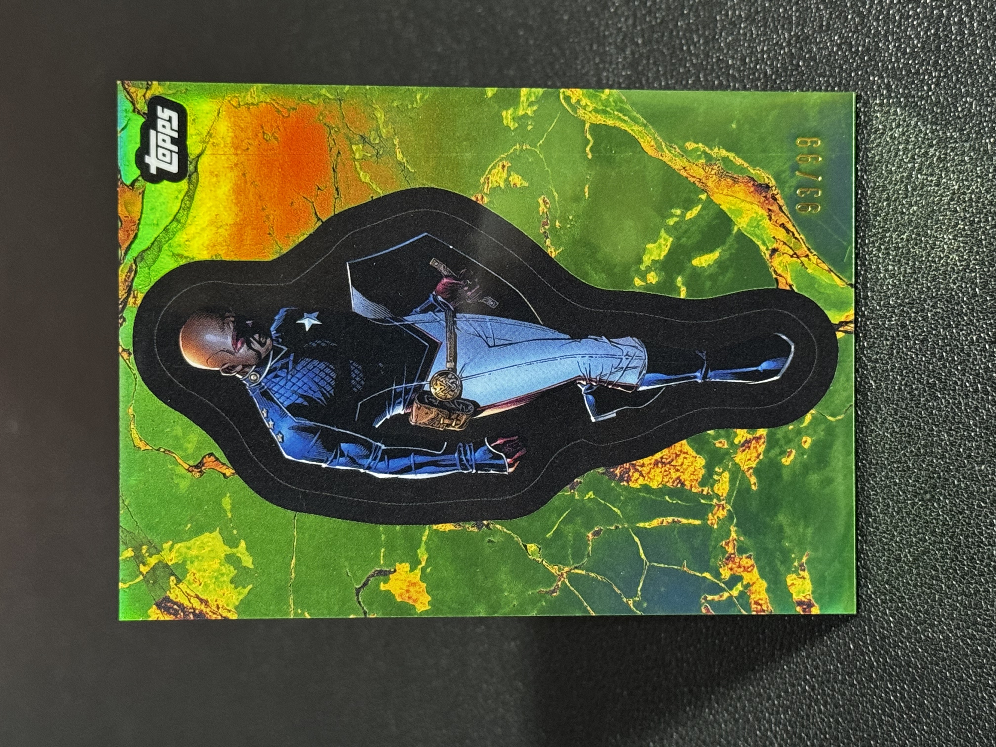 2025 Topps Marvel (MCU) Comic Book Heroes 1975 黄金年代 漫威 绿折 99编 Patriot 爱国者 #86 LWDG